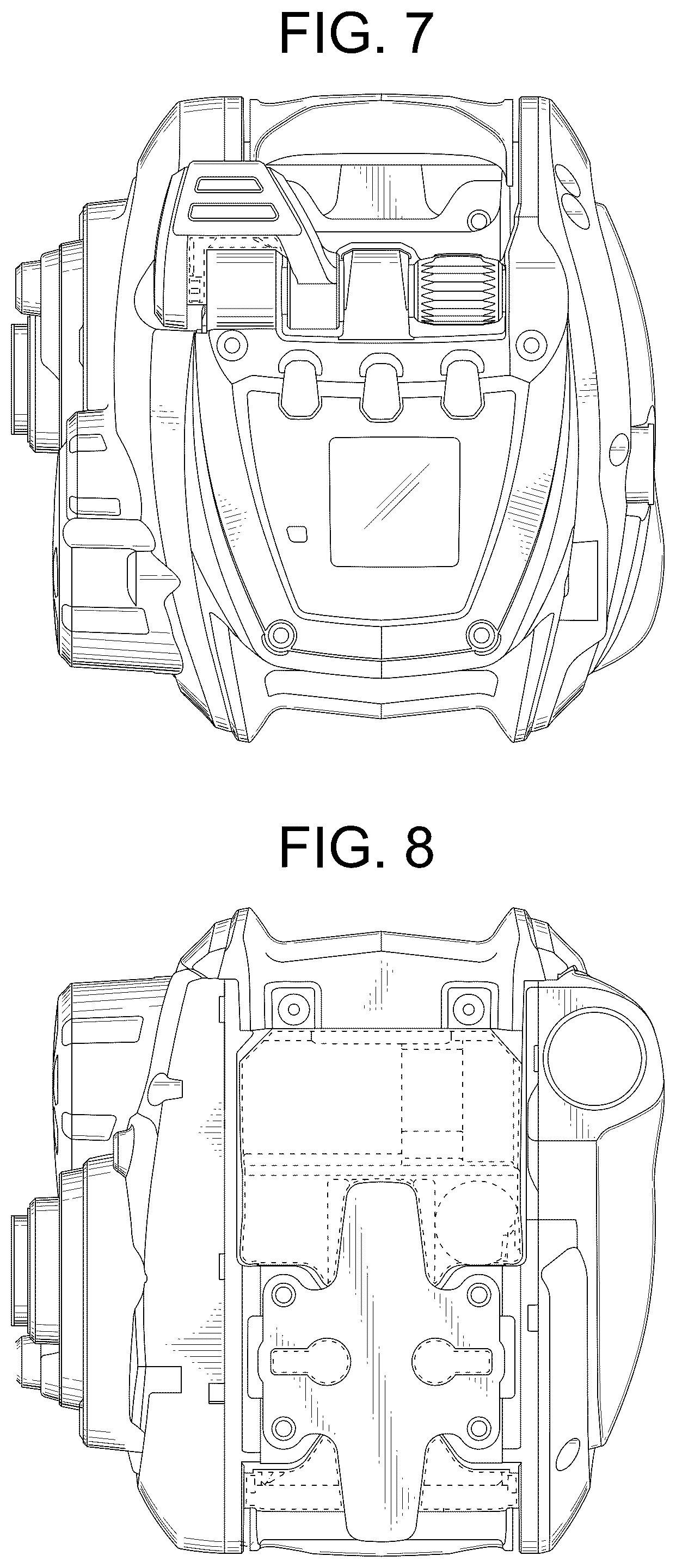 Patent USD1045011 Figure 4 – Fishing reel body