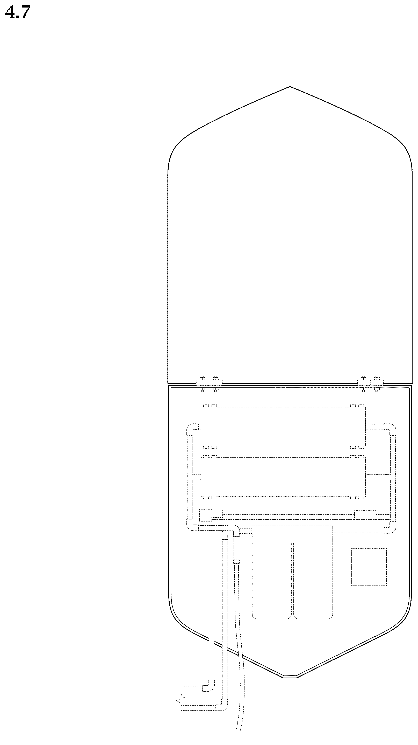 Patent USD1045012 Figure 7 – Housing for water filtration system