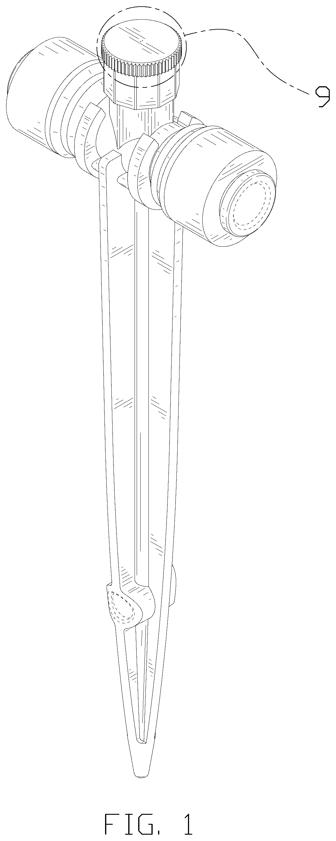 Patent USD1045015 — Spray head — Figure 1