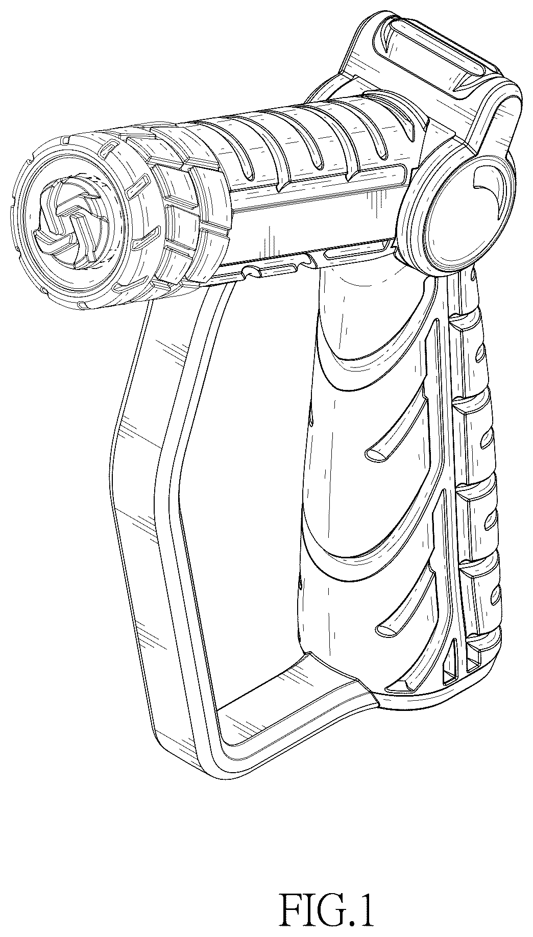 Patent USD1045016 Figure 1 – Handheld water sprayer