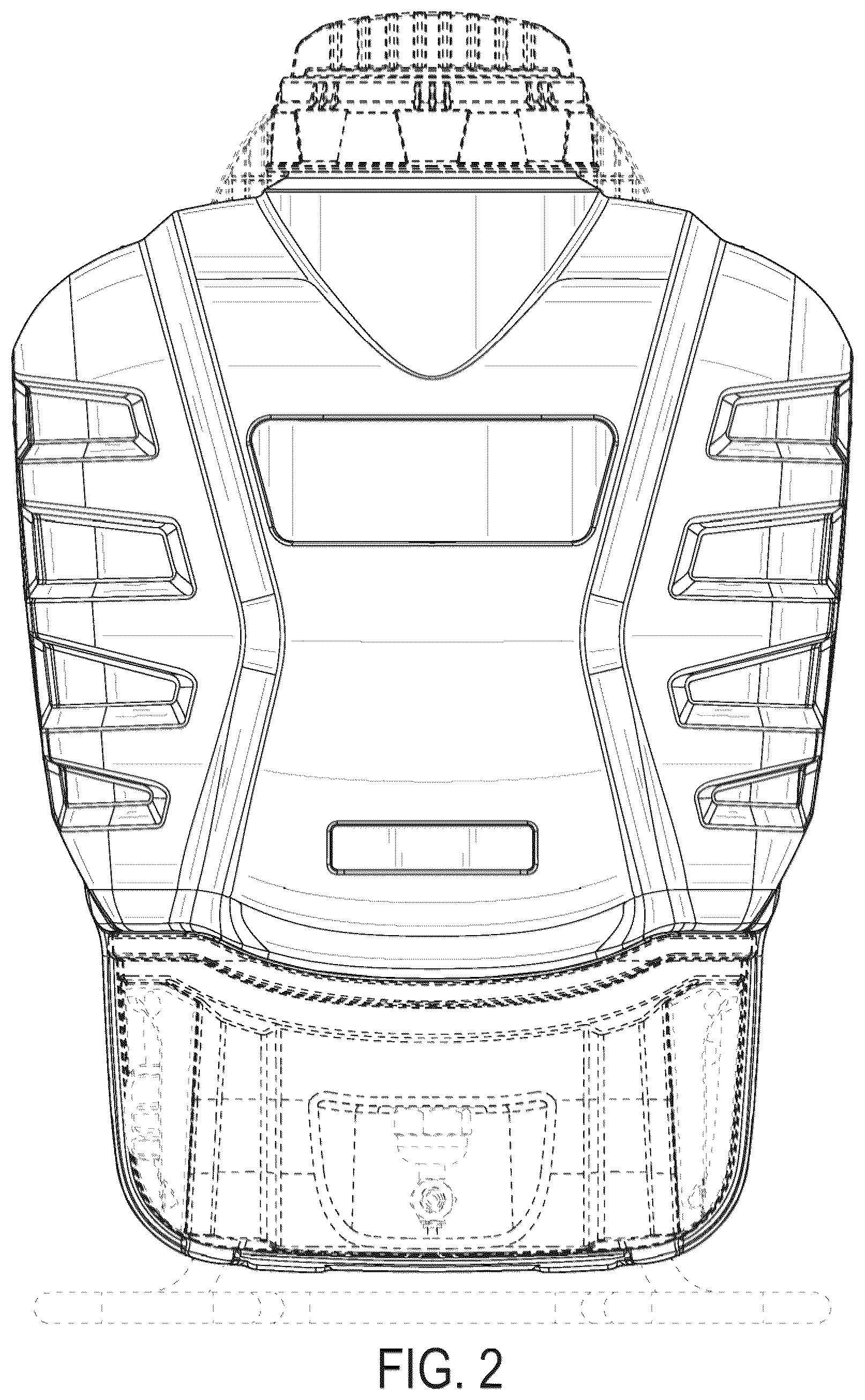Patent USD1045017 Figure 2 – Electric backpack sprayer tank