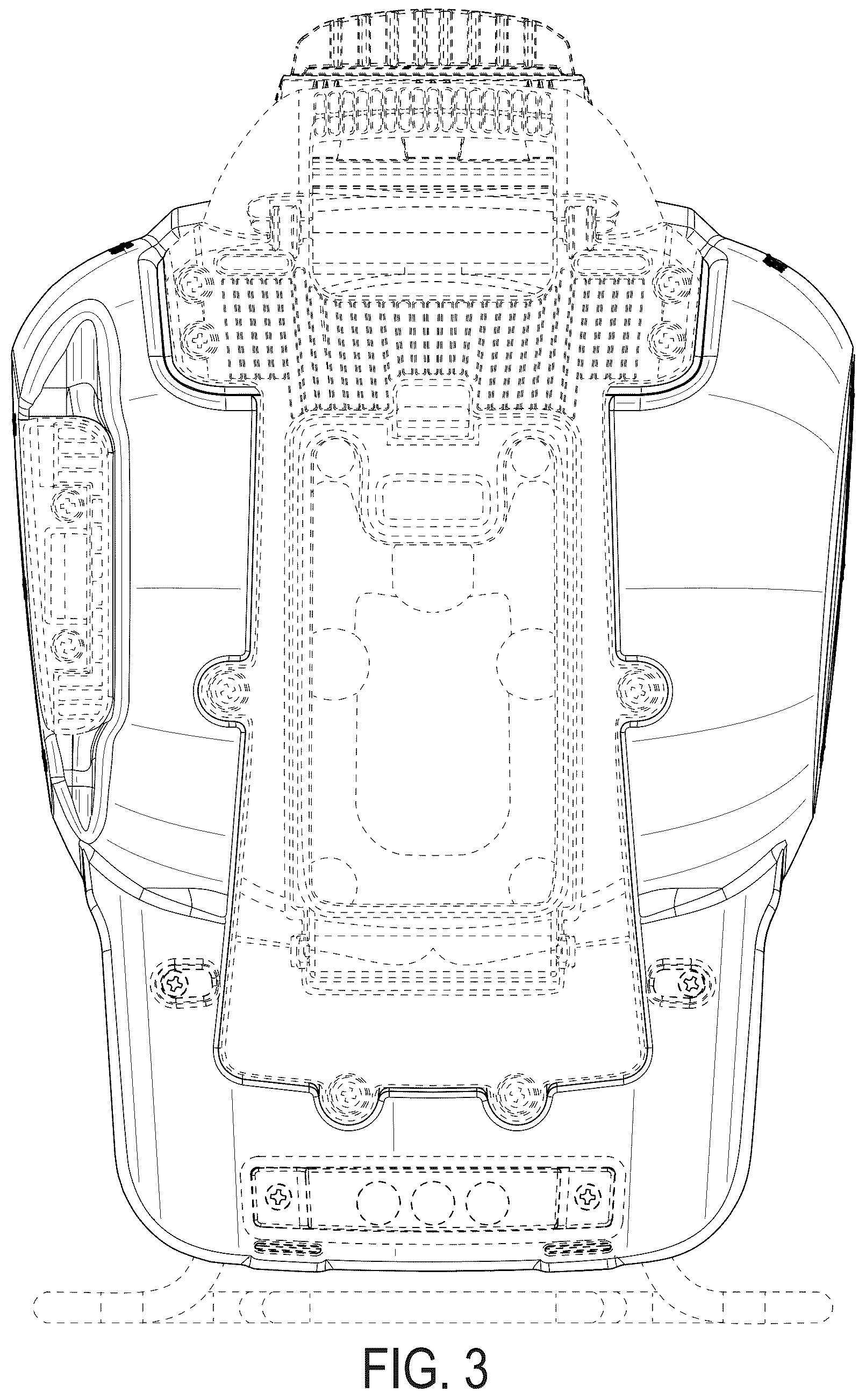 Patent USD1045017 Figure 3 – Electric backpack sprayer tank