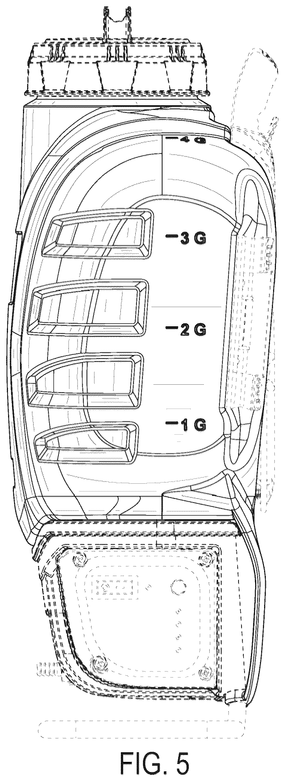 Patent USD1045017 Figure 5 – Electric backpack sprayer tank