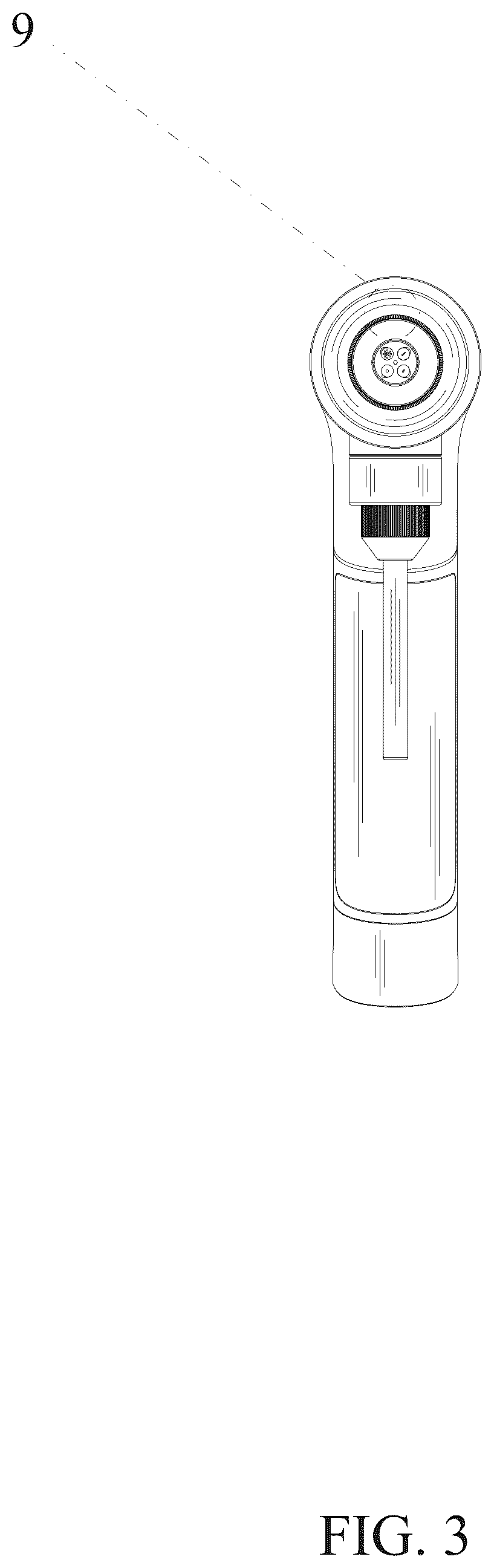 Patent USD1045018 Figure 3 – Car washing gun
