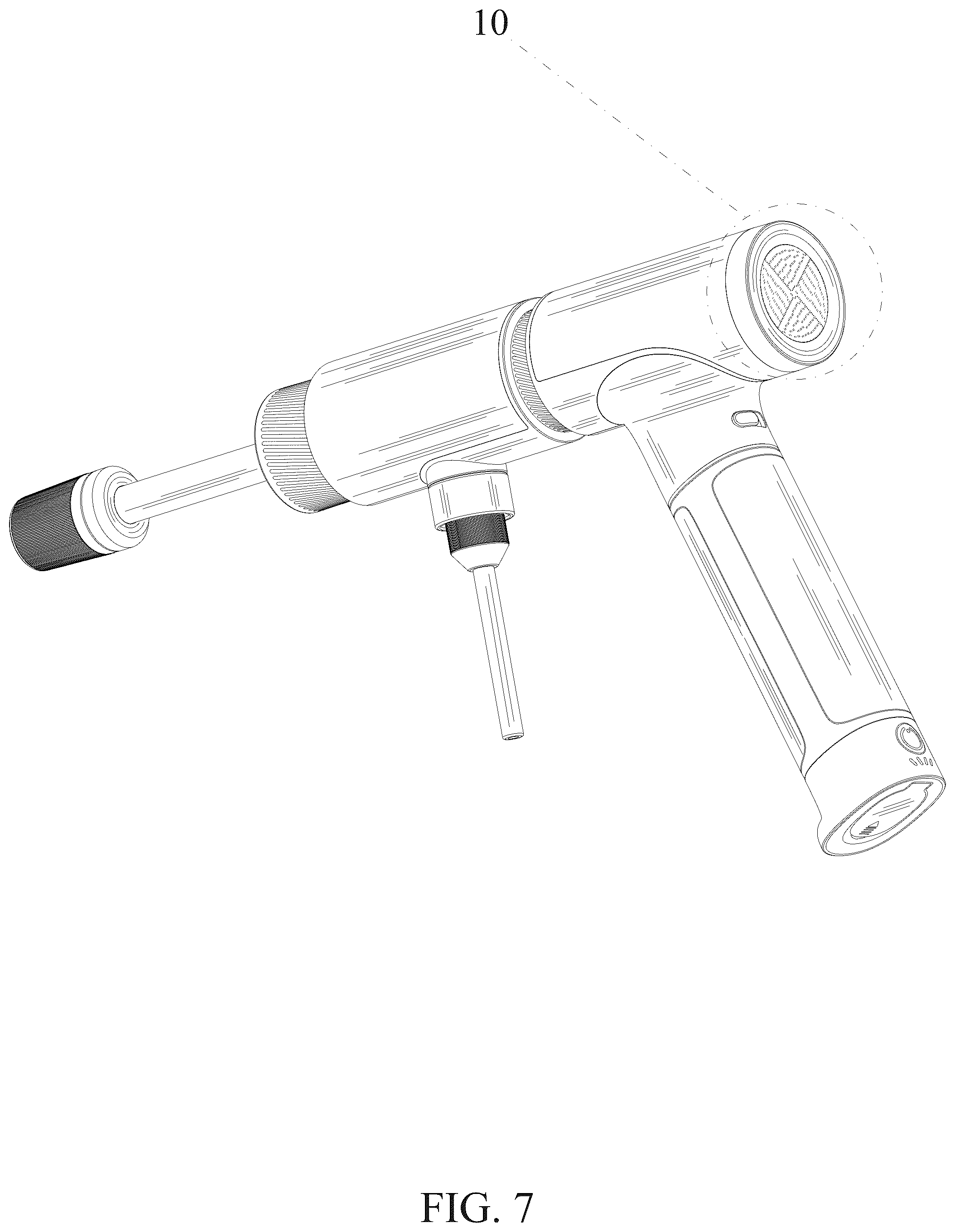 Patent USD1045018 Figure 7 – Car washing gun
