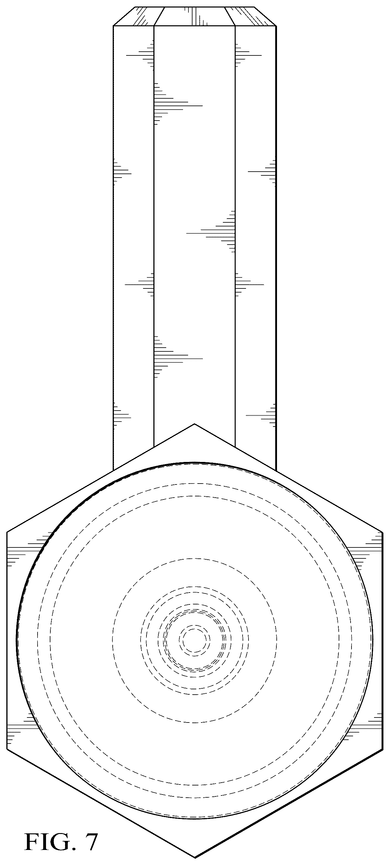 Patent USD1045025 Figure 7 – Faucet handle
