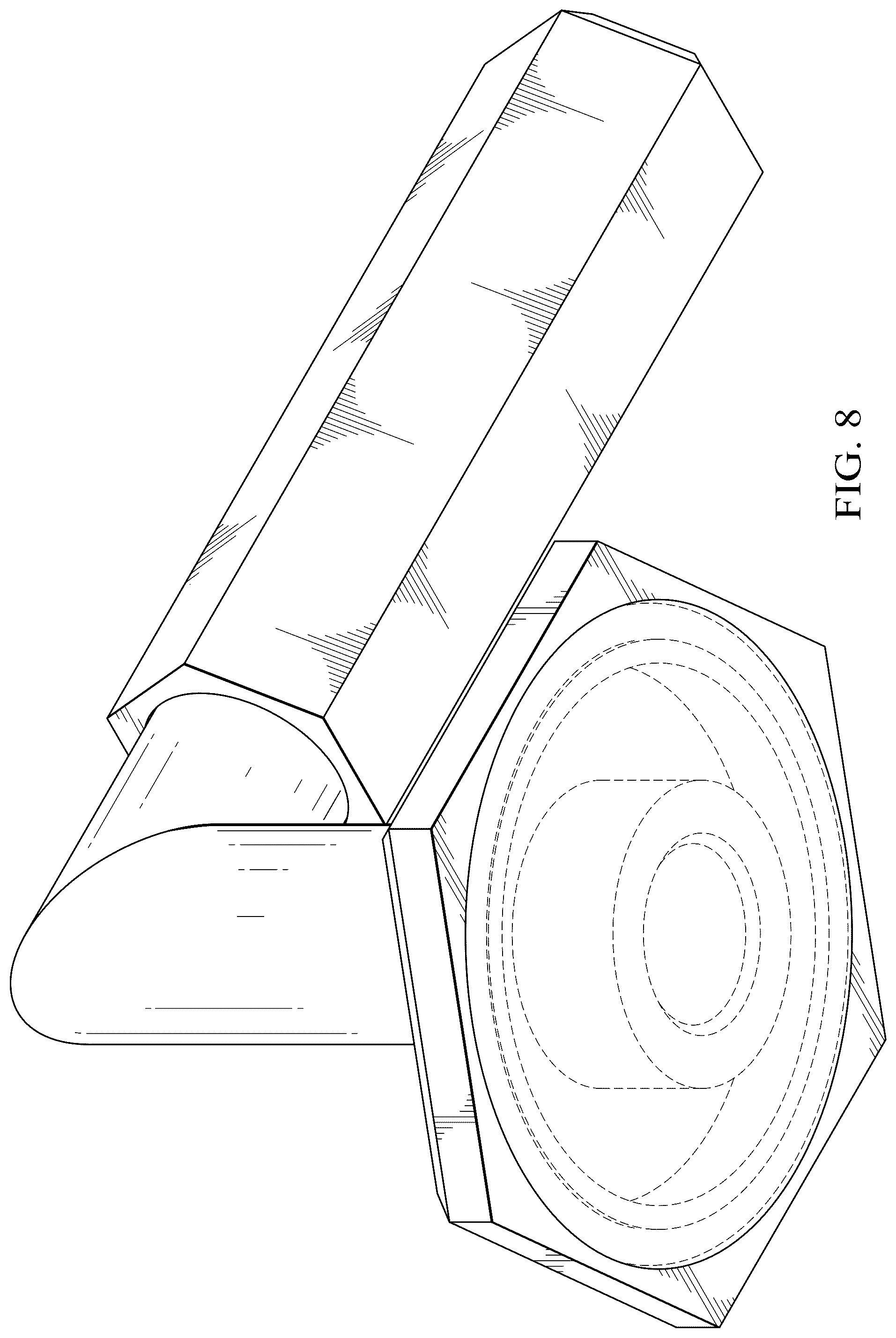 Patent USD1045025 Figure 8 – Faucet handle