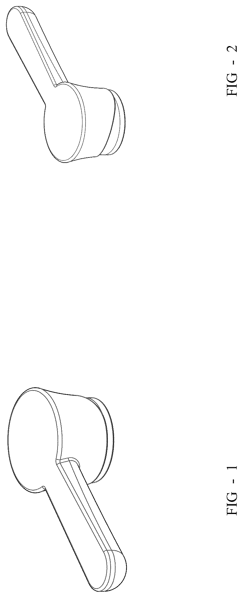 Patent USD1045026 Figure 1 – Faucet handle
