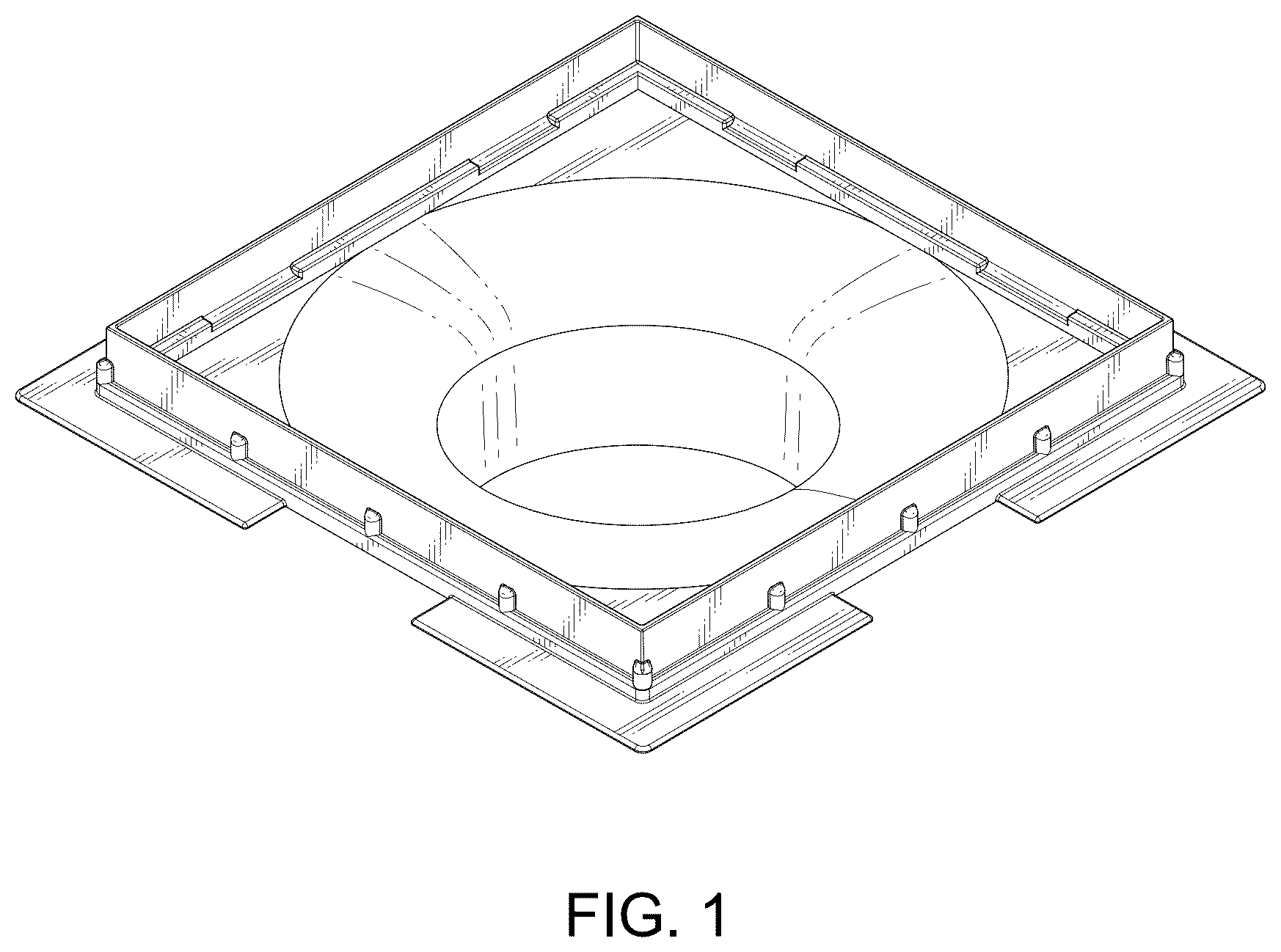 Patent USD1045030 Figure 1 – Shower drain insert