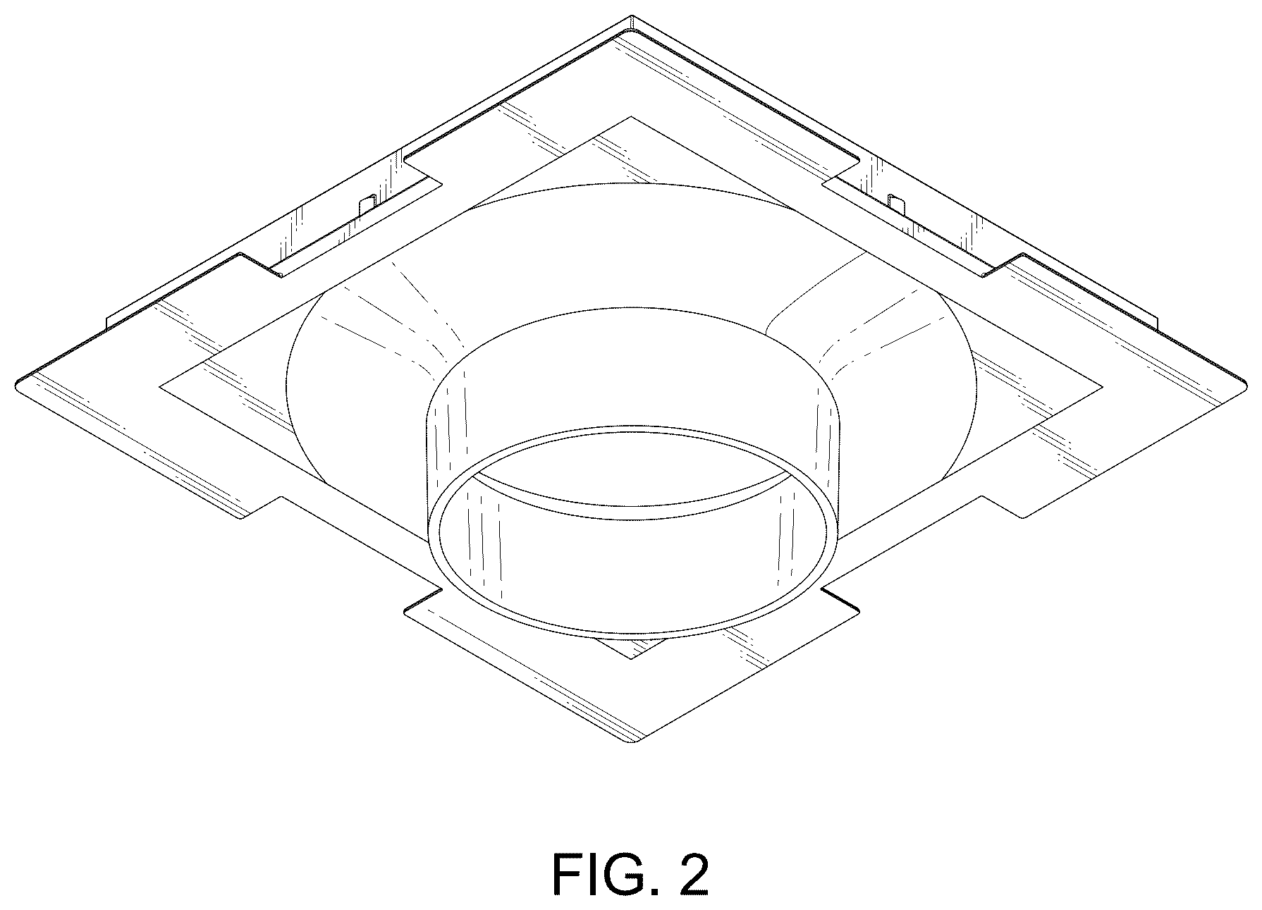 Patent USD1045030 Figure 2 – Shower drain insert