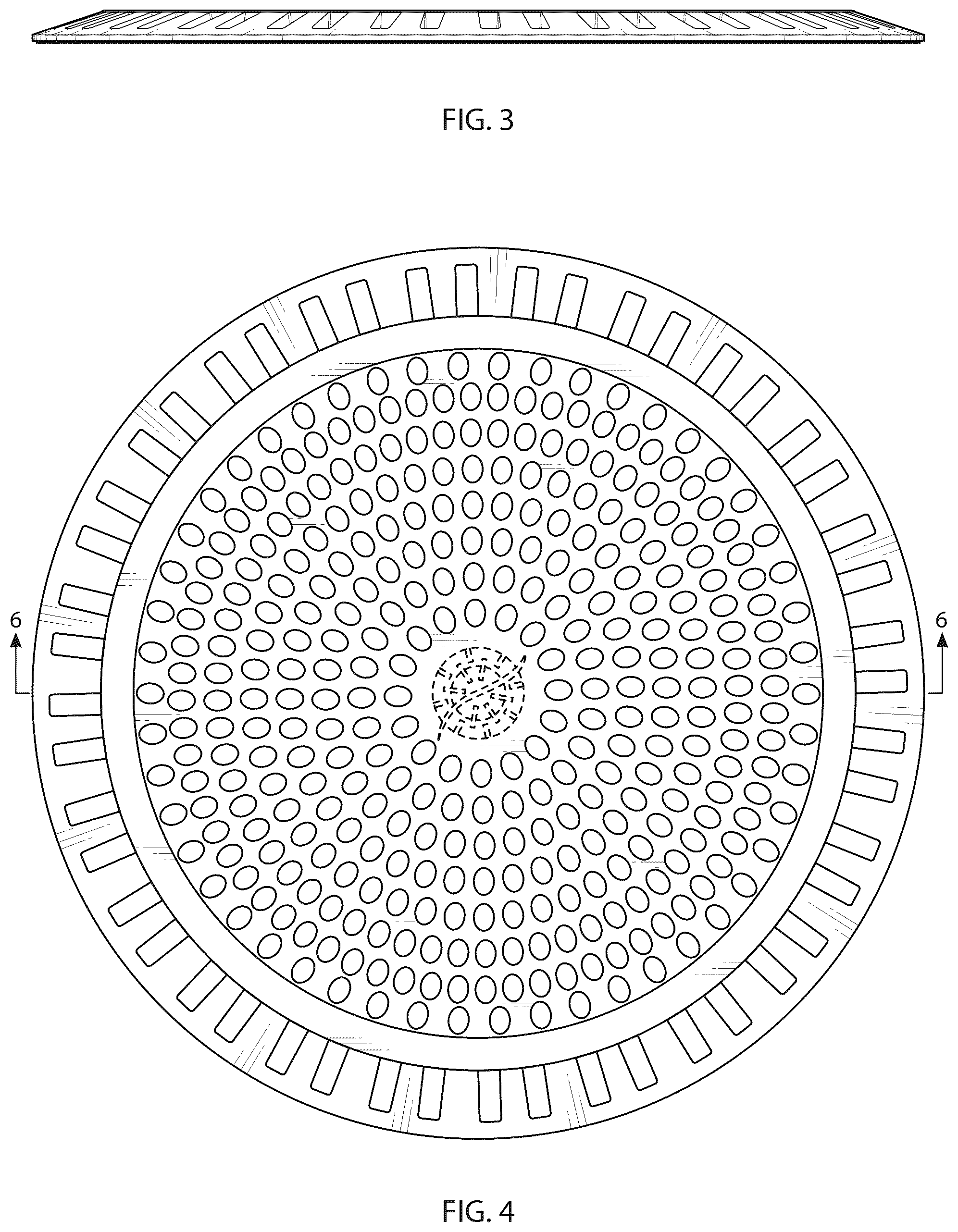 Patent USD1045032 Figure 3 – Shower drain hair catcher