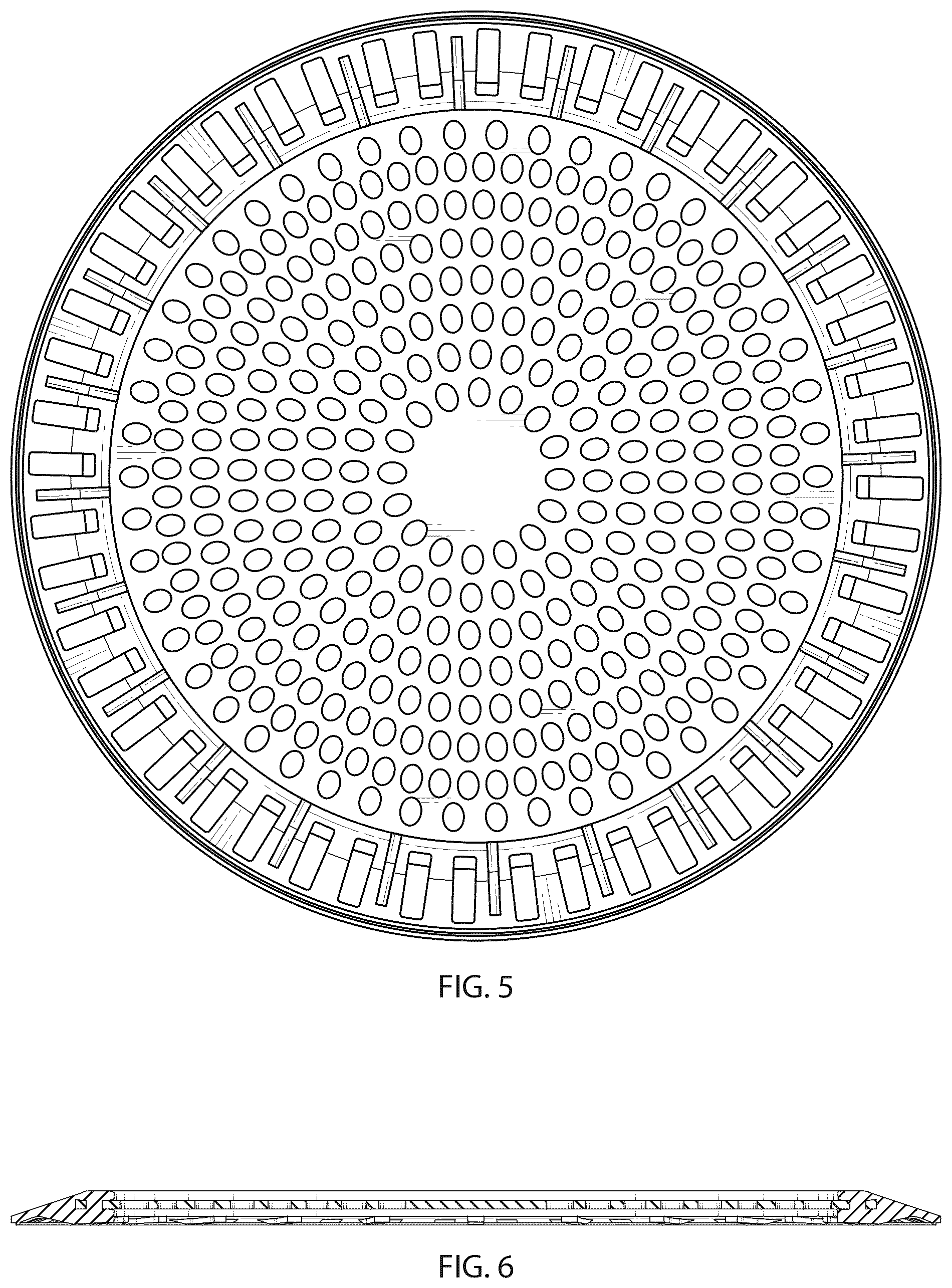 Patent USD1045032 Figure 4 – Shower drain hair catcher
