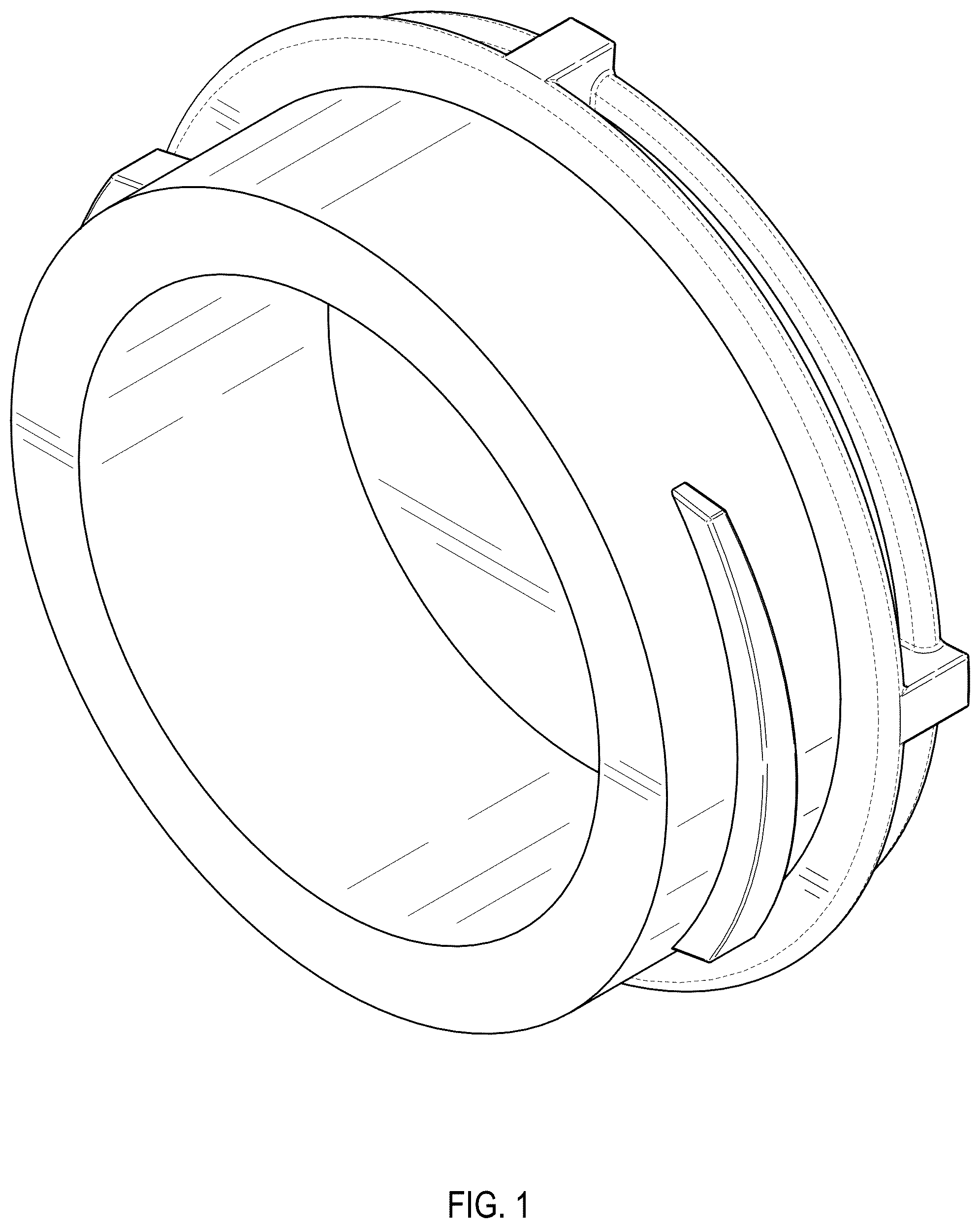 Patent USD1045033 — Trap cap for a piped chamber with trap for fluid distribution — Figure 1