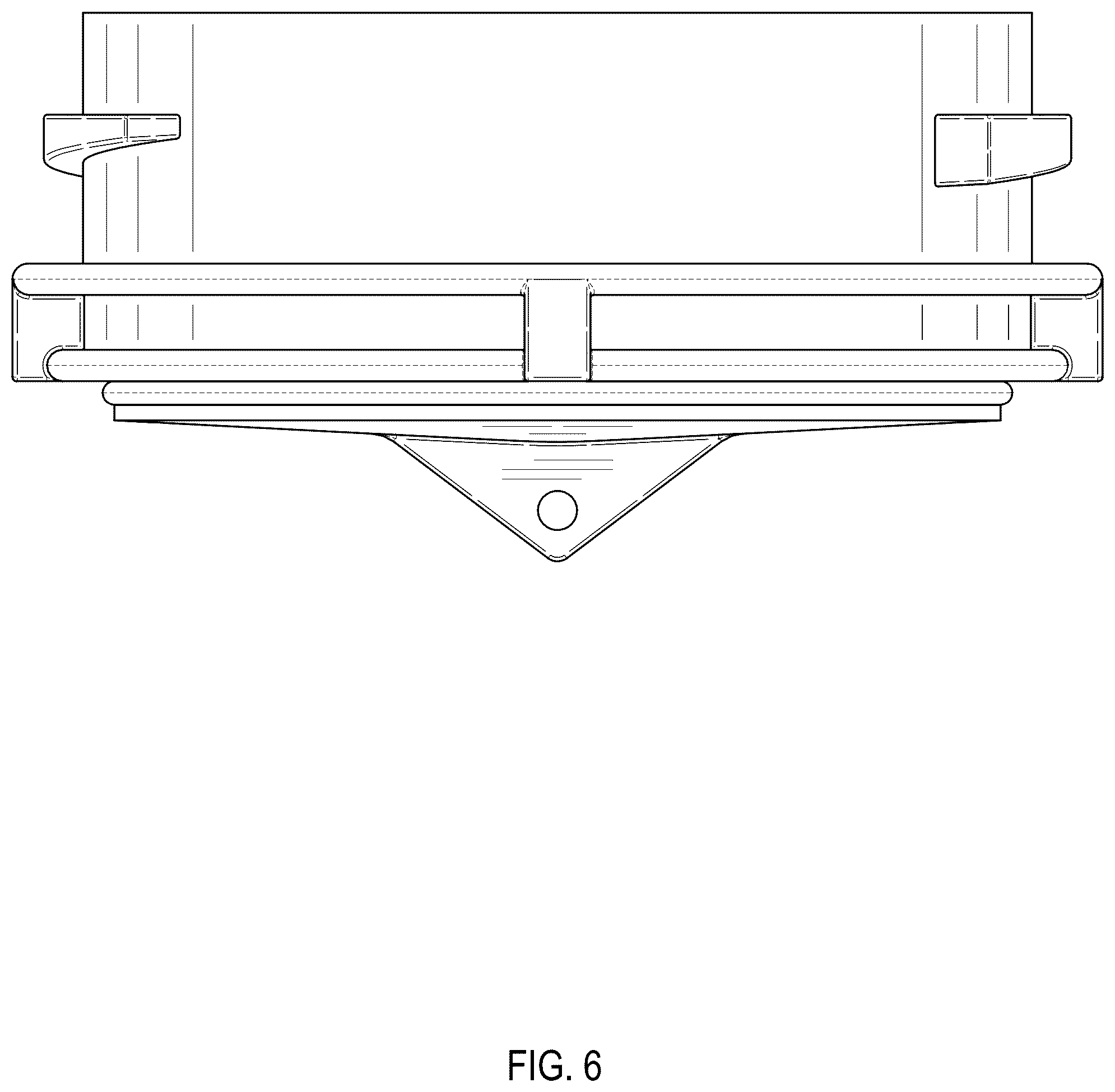 Patent USD1045033 Figure 6 – Trap cap for a piped chamber with trap for fluid distribution