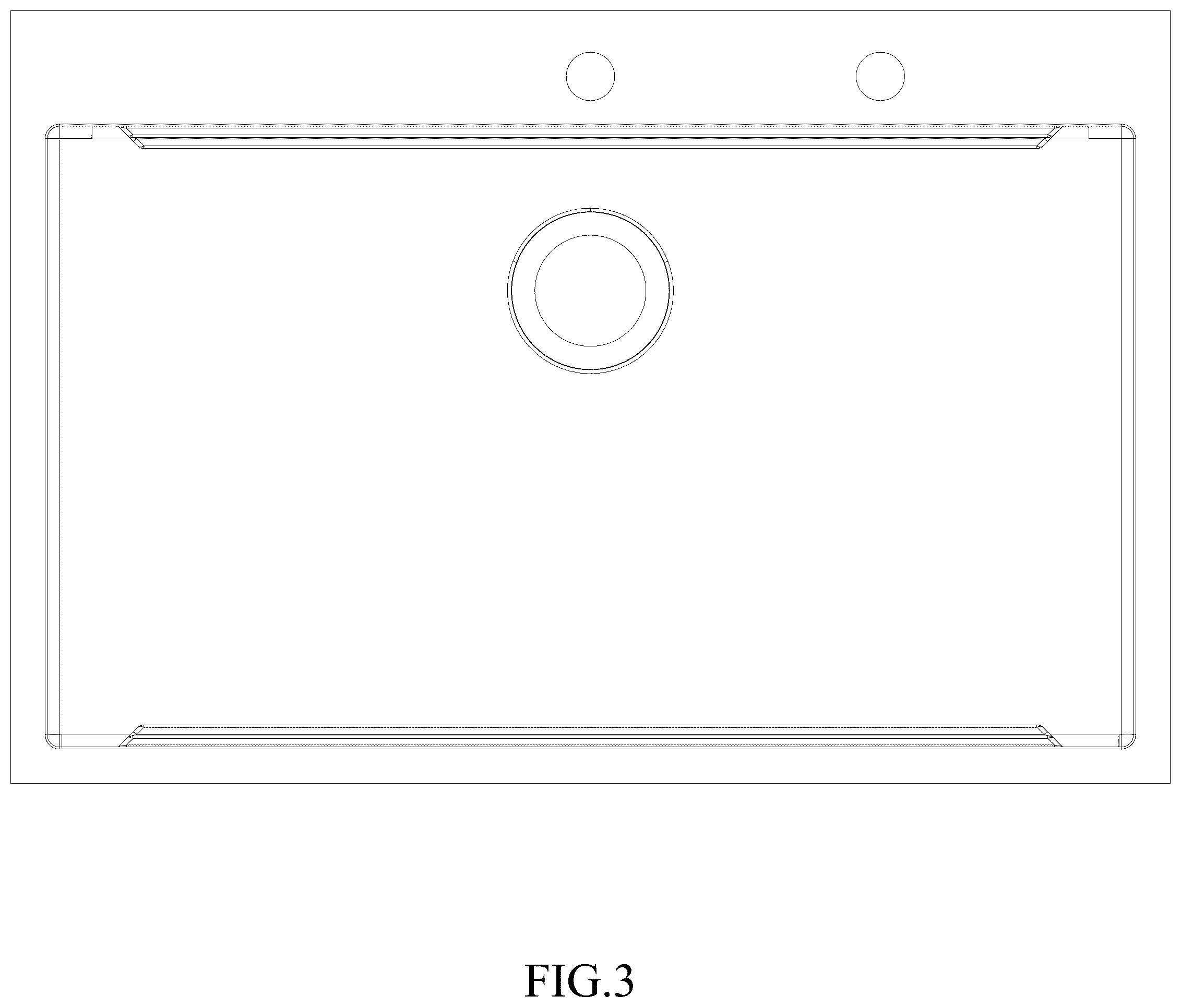 Patent USD1045034 Figure 3 – Kitchen sink