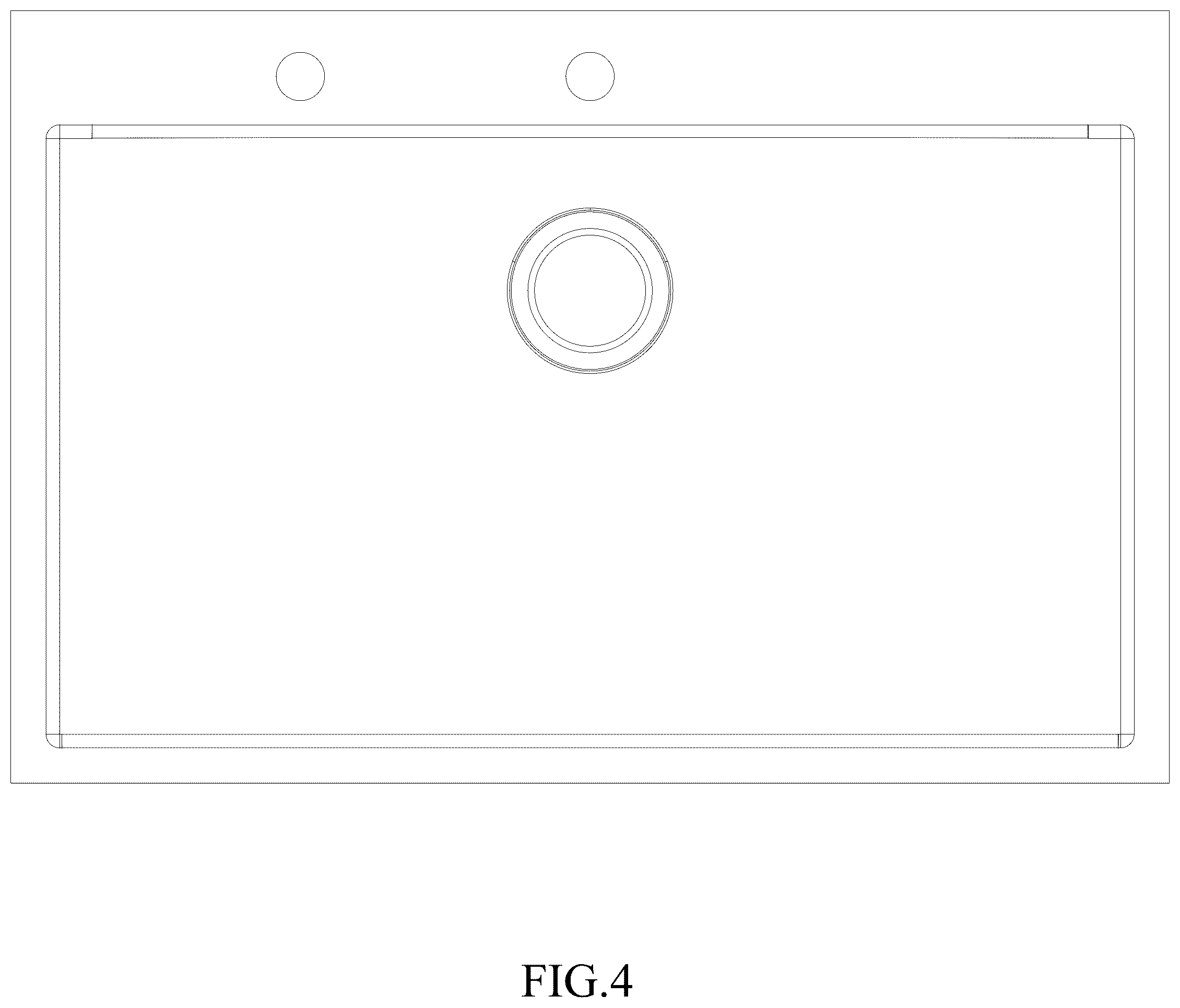 Patent USD1045034 Figure 4 – Kitchen sink