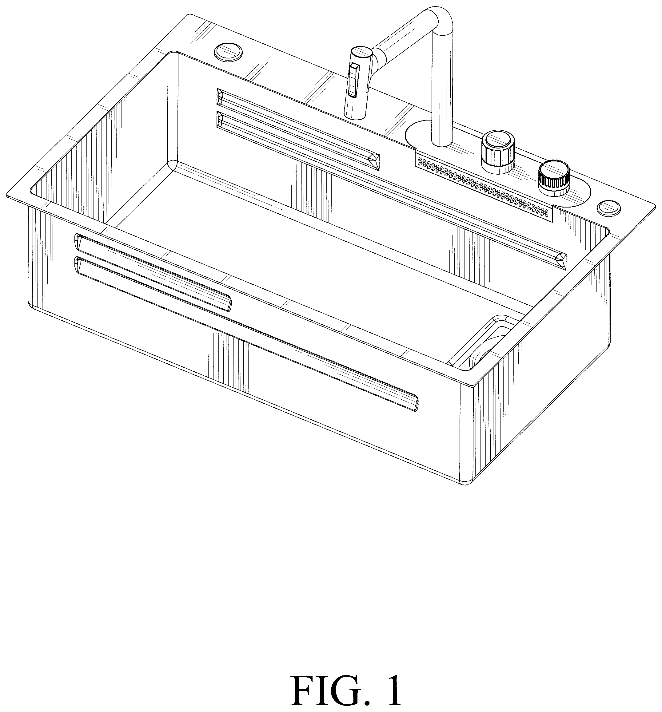 Patent USD1045035 Figure 1 – Wash sink