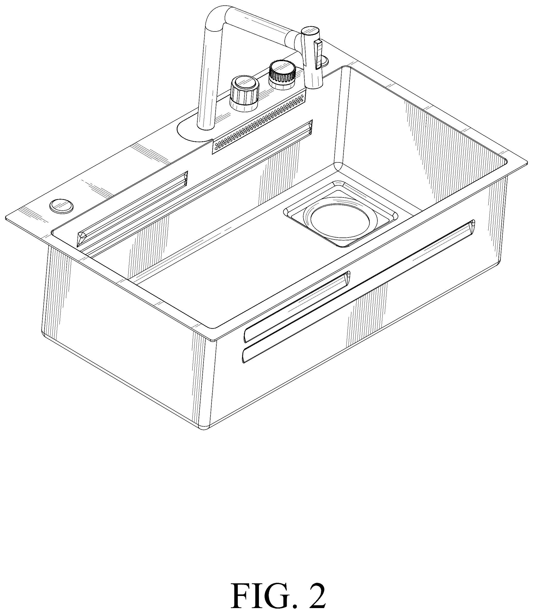 Patent USD1045035 Figure 2 – Wash sink