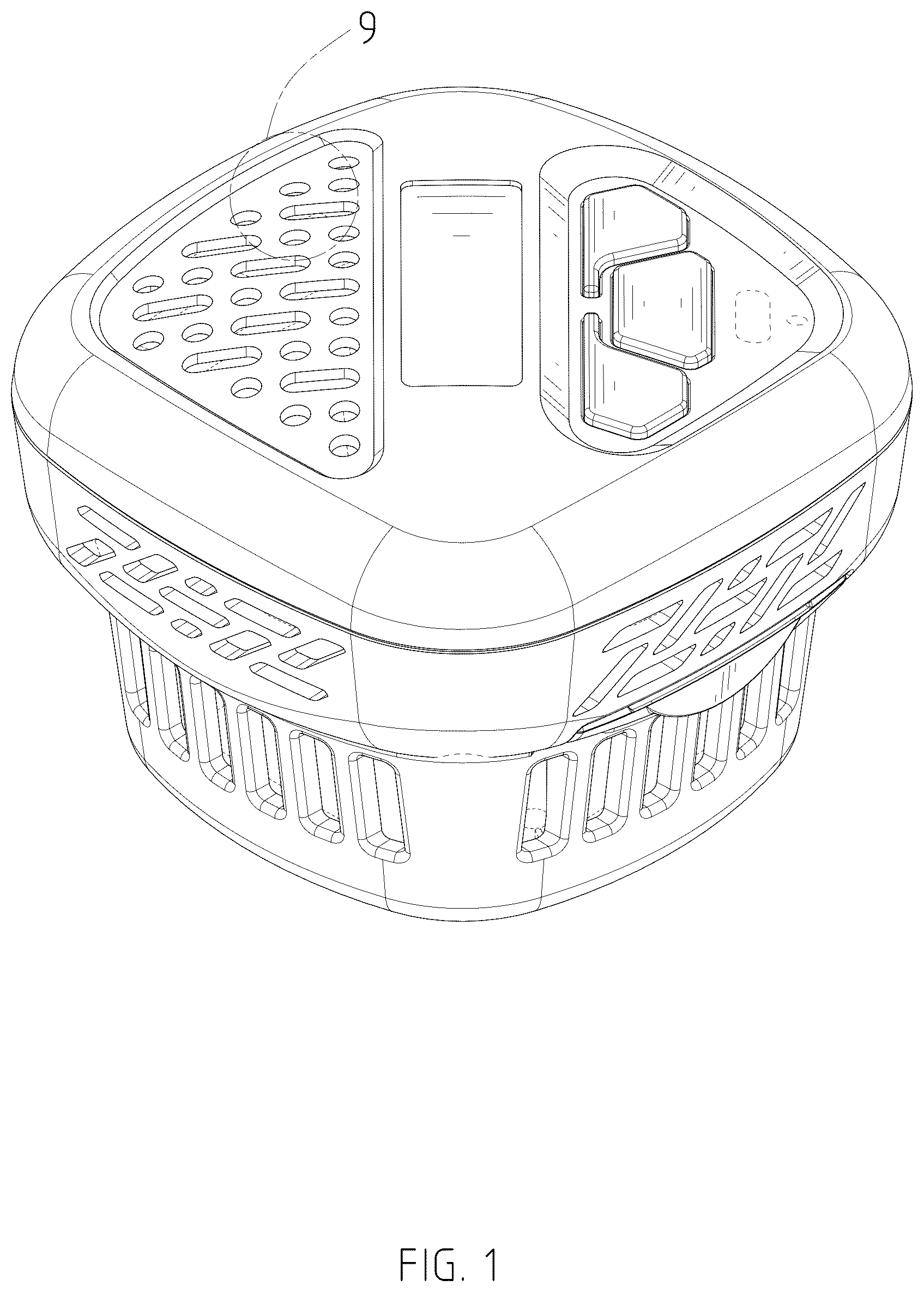 Patent USD1045037 Figure 1 – Portable cooler and heater