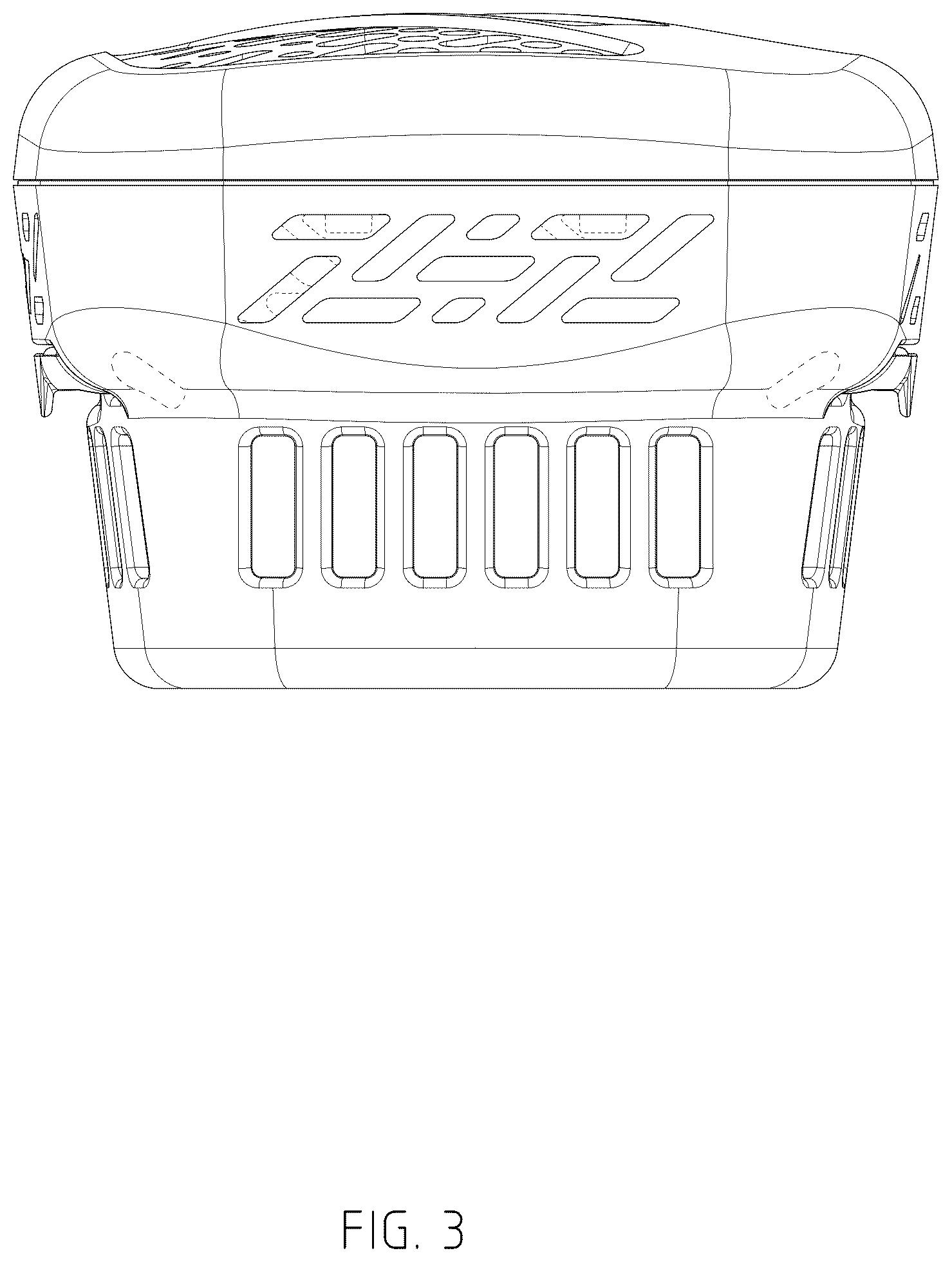 Patent USD1045037 Figure 3 – Portable cooler and heater