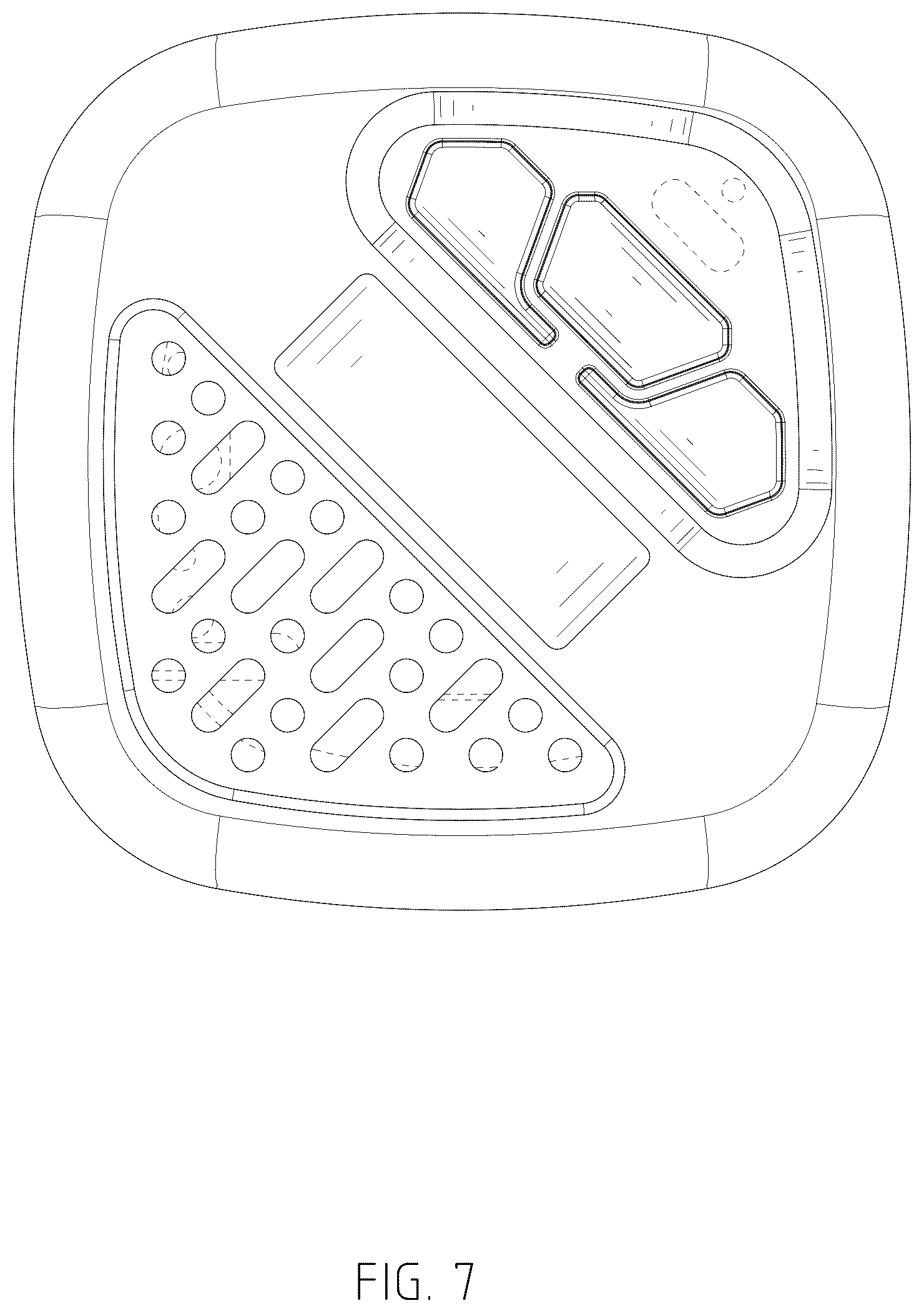 Patent USD1045037 Figure 7 – Portable cooler and heater