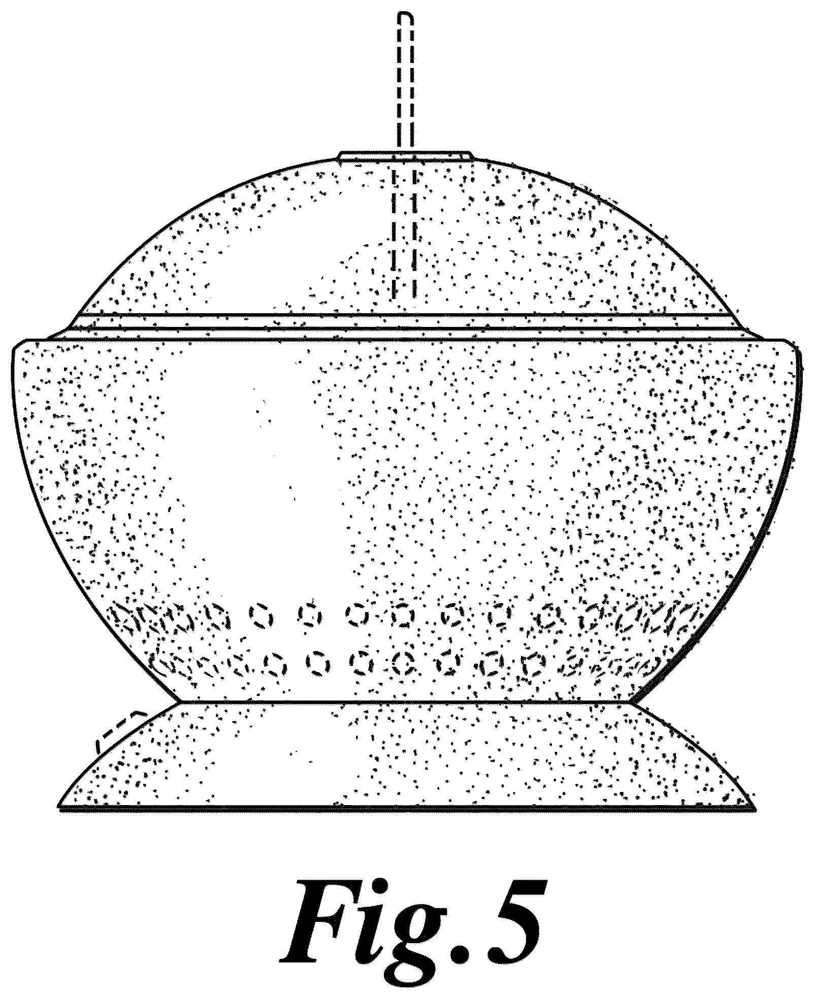 Patent USD1045038 Figure 5 – Fire pit