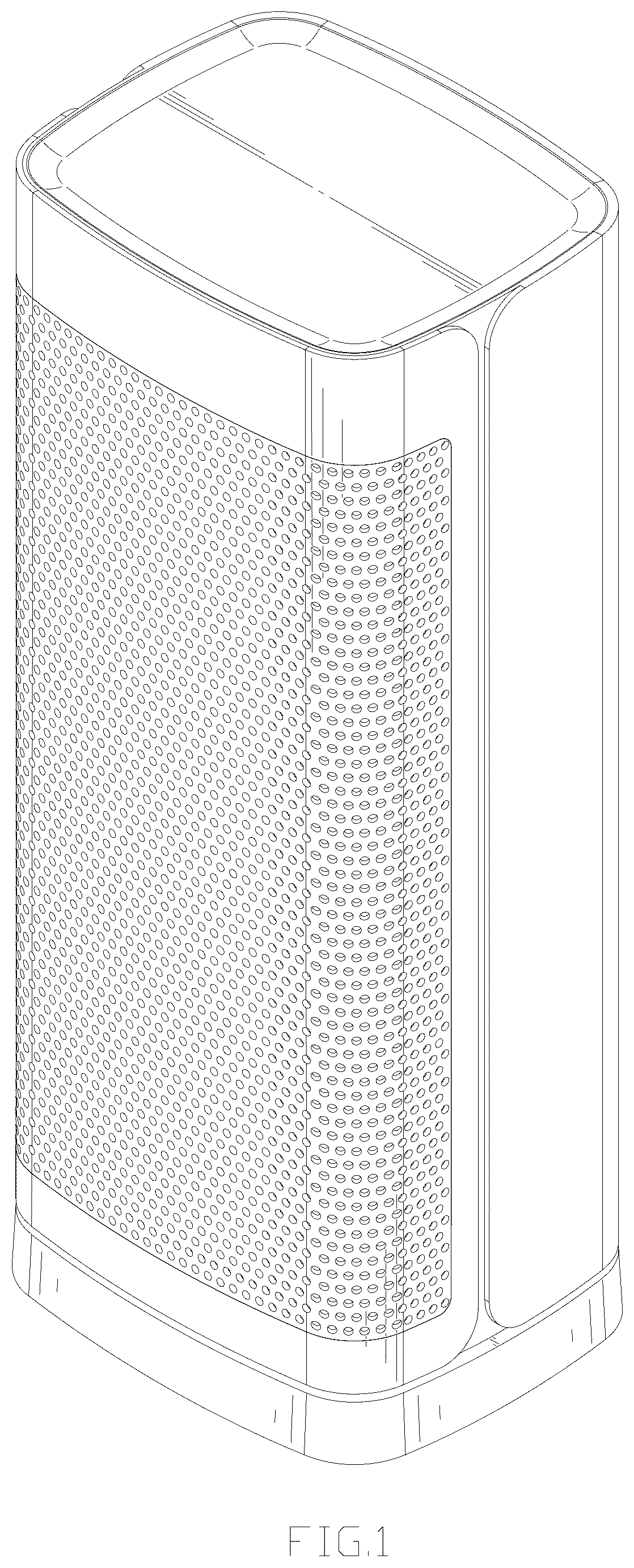 Patent USD1045039 — Fan heater — Figure 1