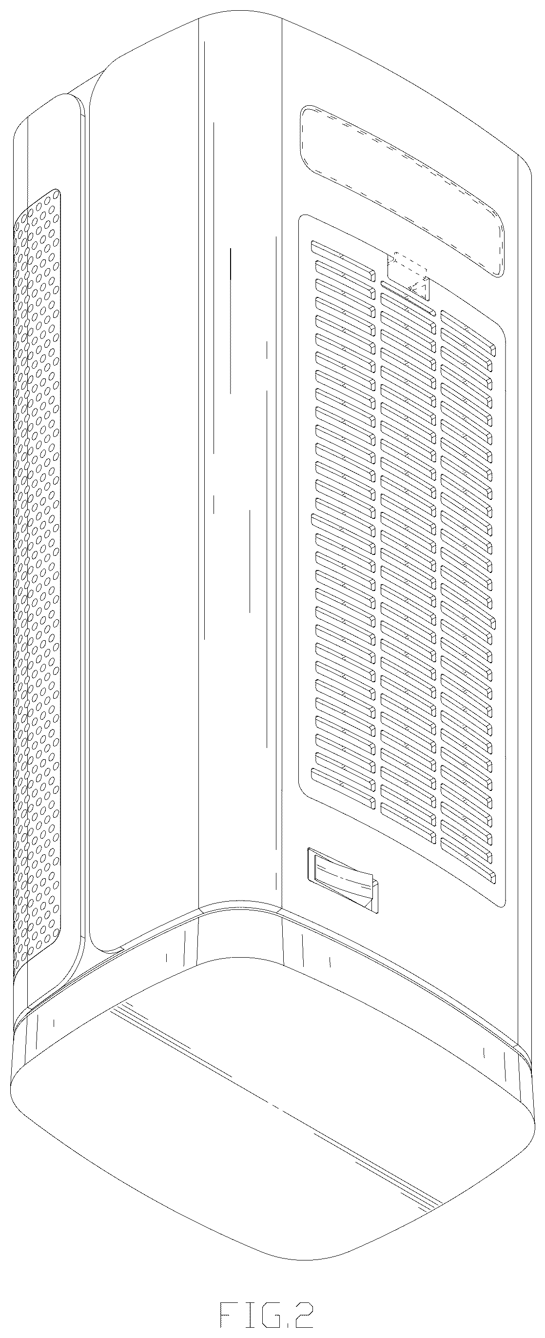 Patent USD1045039 Figure 2 – Fan heater