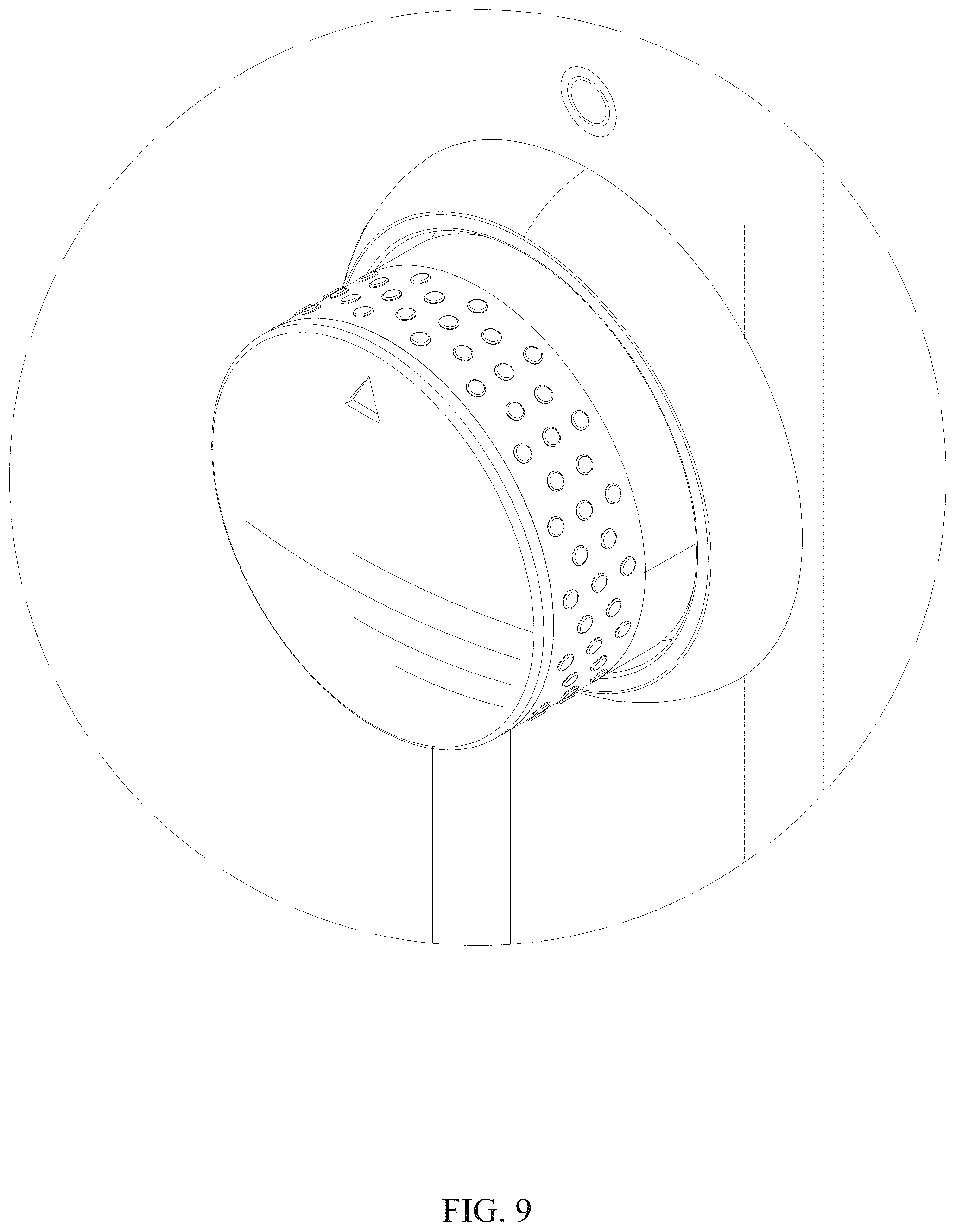 Patent USD1045040 Figure 9 – Furnace