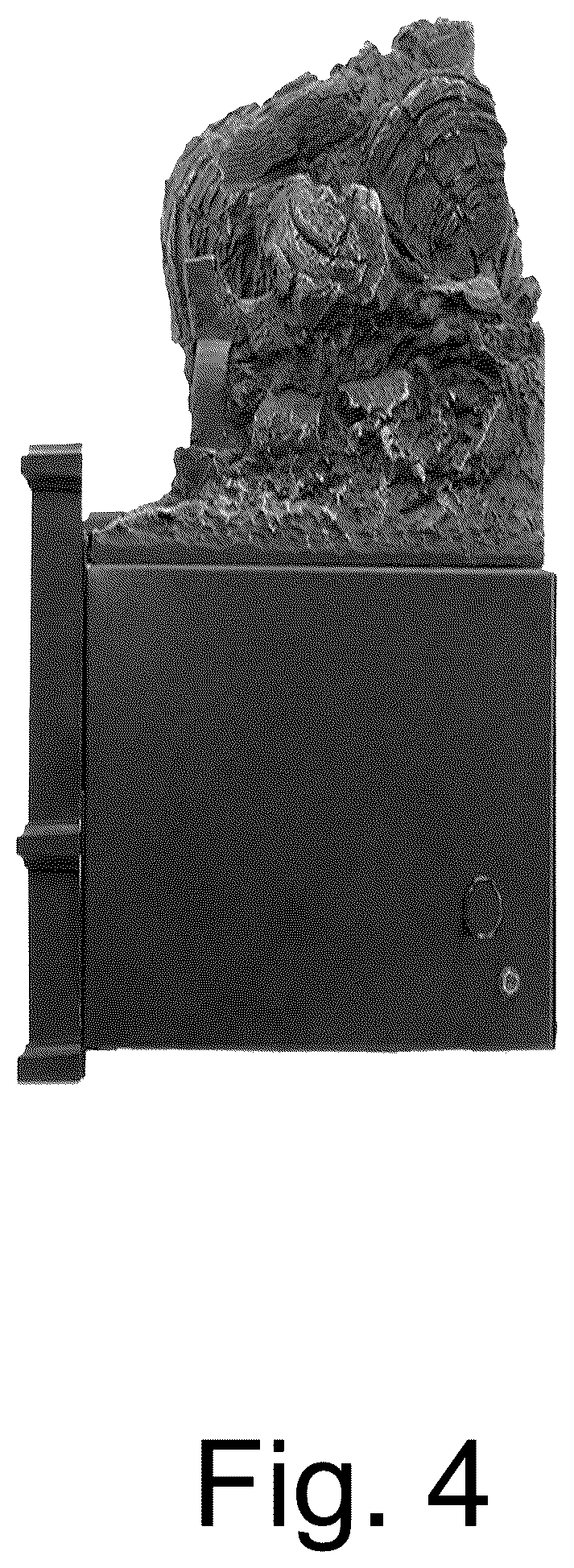 Patent USD1045042 Figure 4 – Electric fireplace