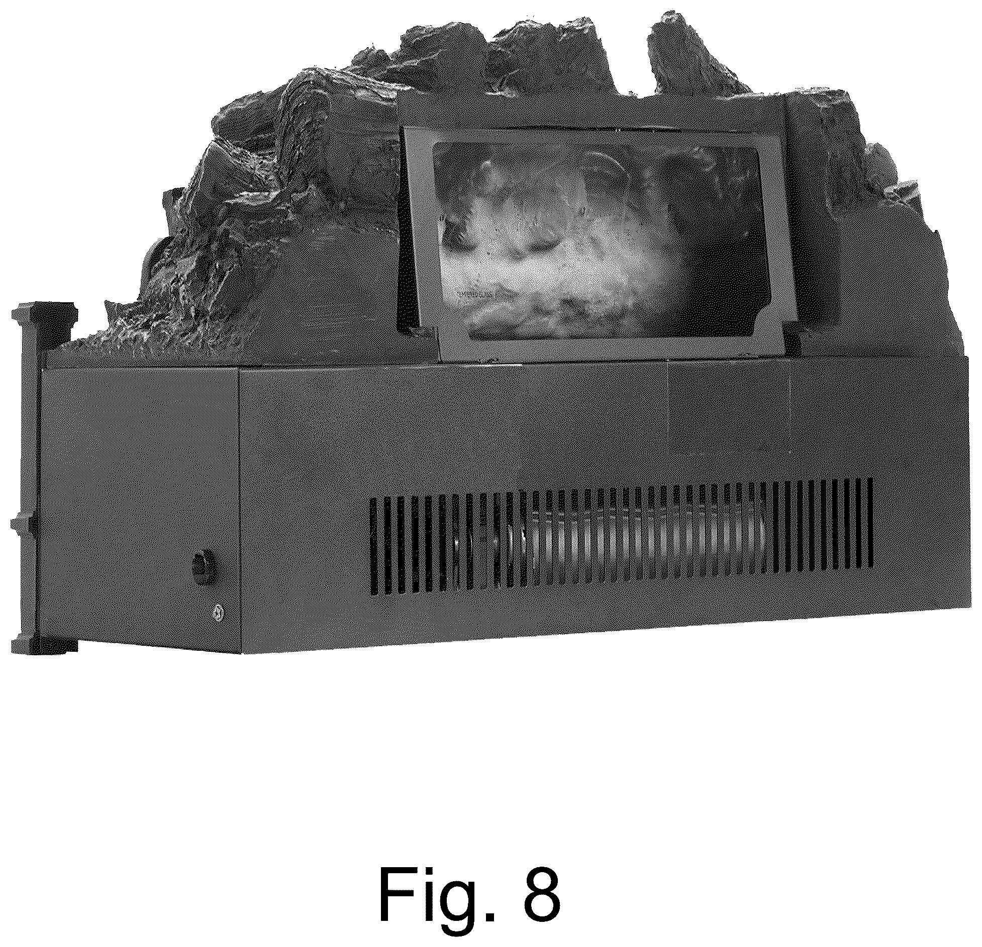 Patent USD1045042 Figure 8 – Electric fireplace