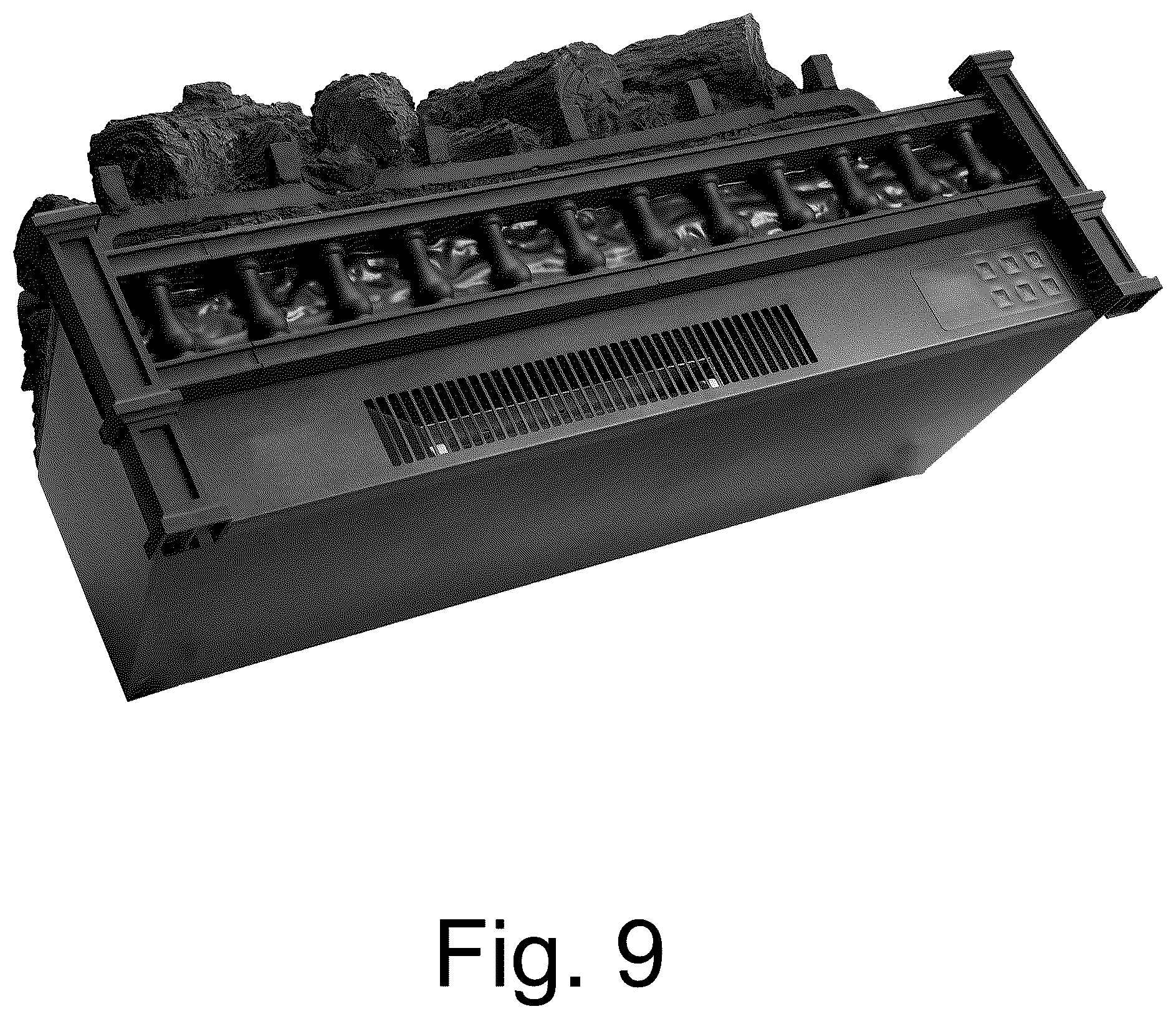 Patent USD1045042 Figure 9 – Electric fireplace