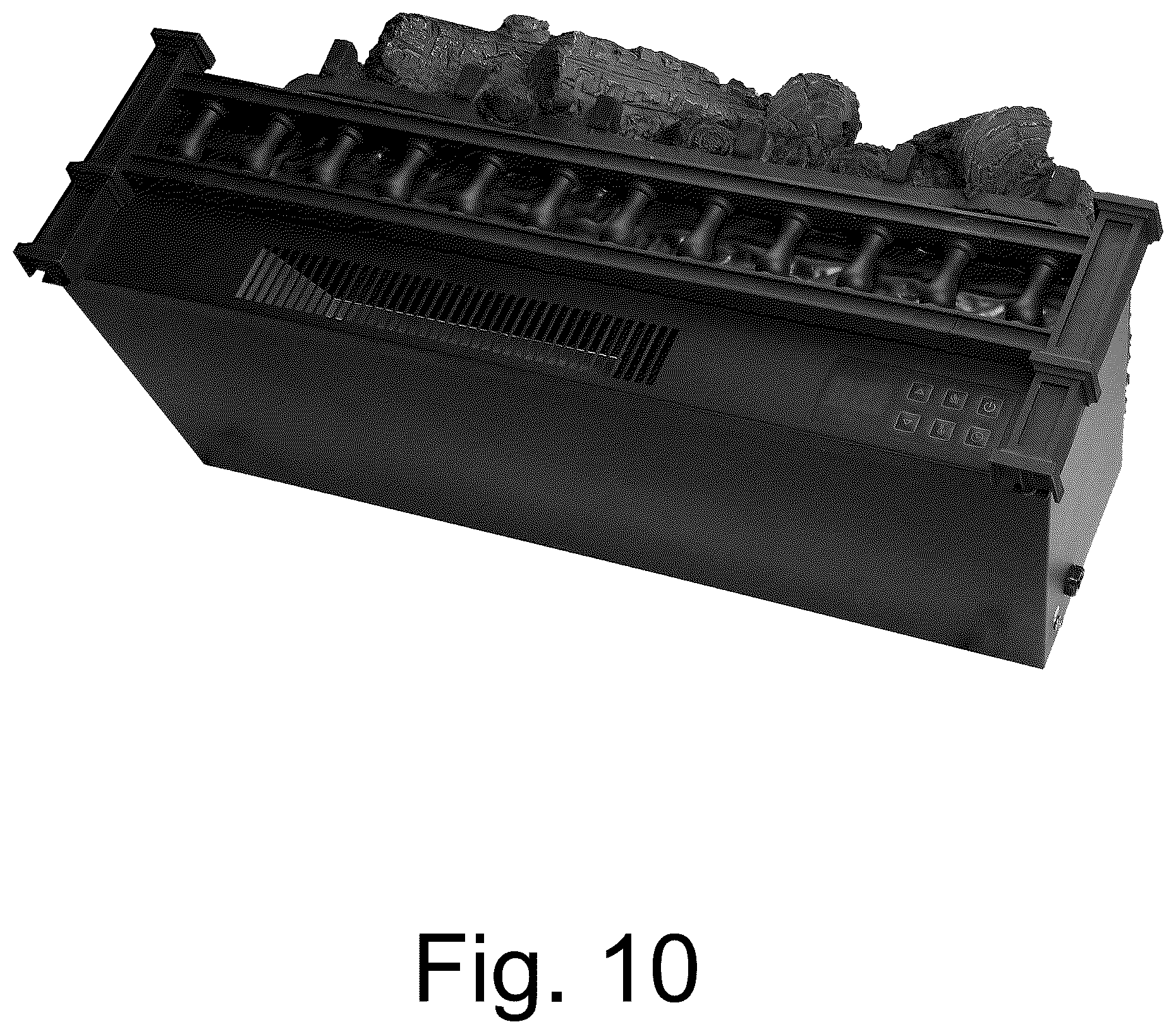 Patent USD1045042 Figure 10 – Electric fireplace