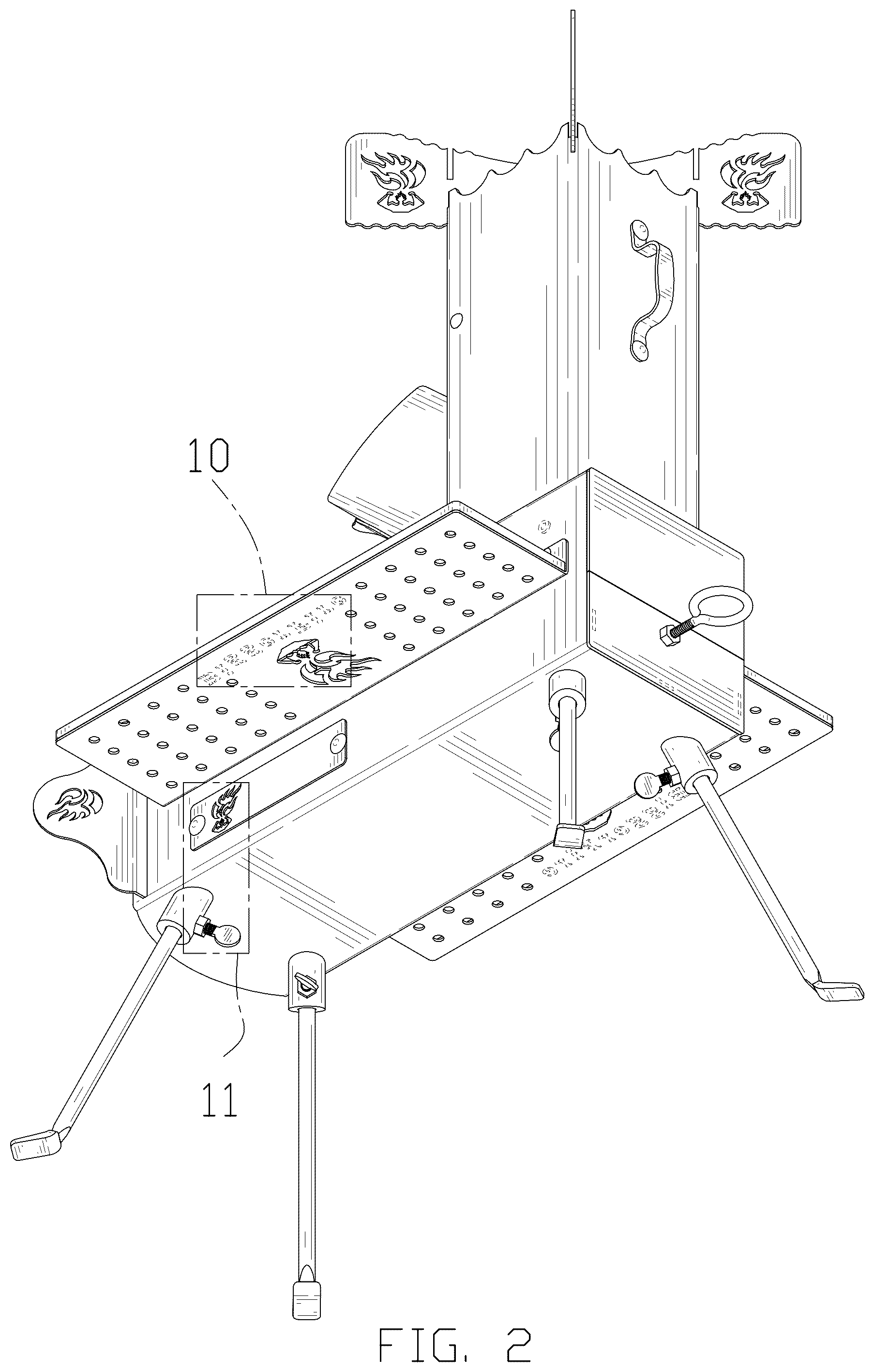 Patent USD1045043 Figure 2 – Rocket stove