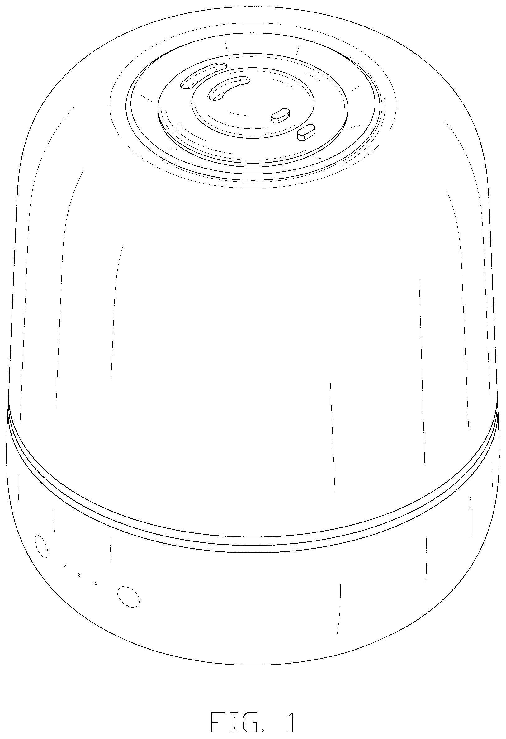 Patent USD1045047 Figure 1 – Humidifier