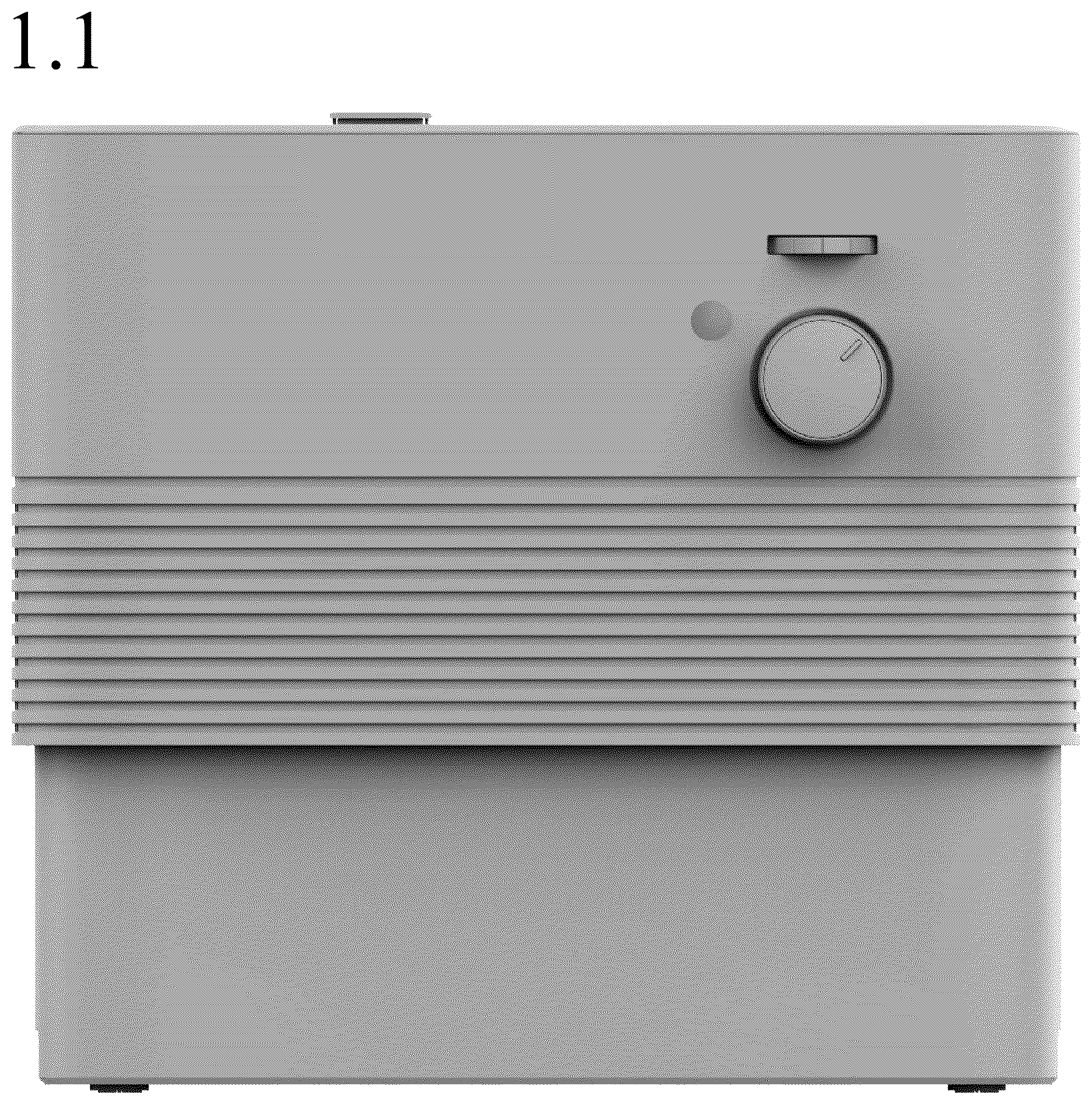 Patent USD1045048 Figure 1 – Air humidifier