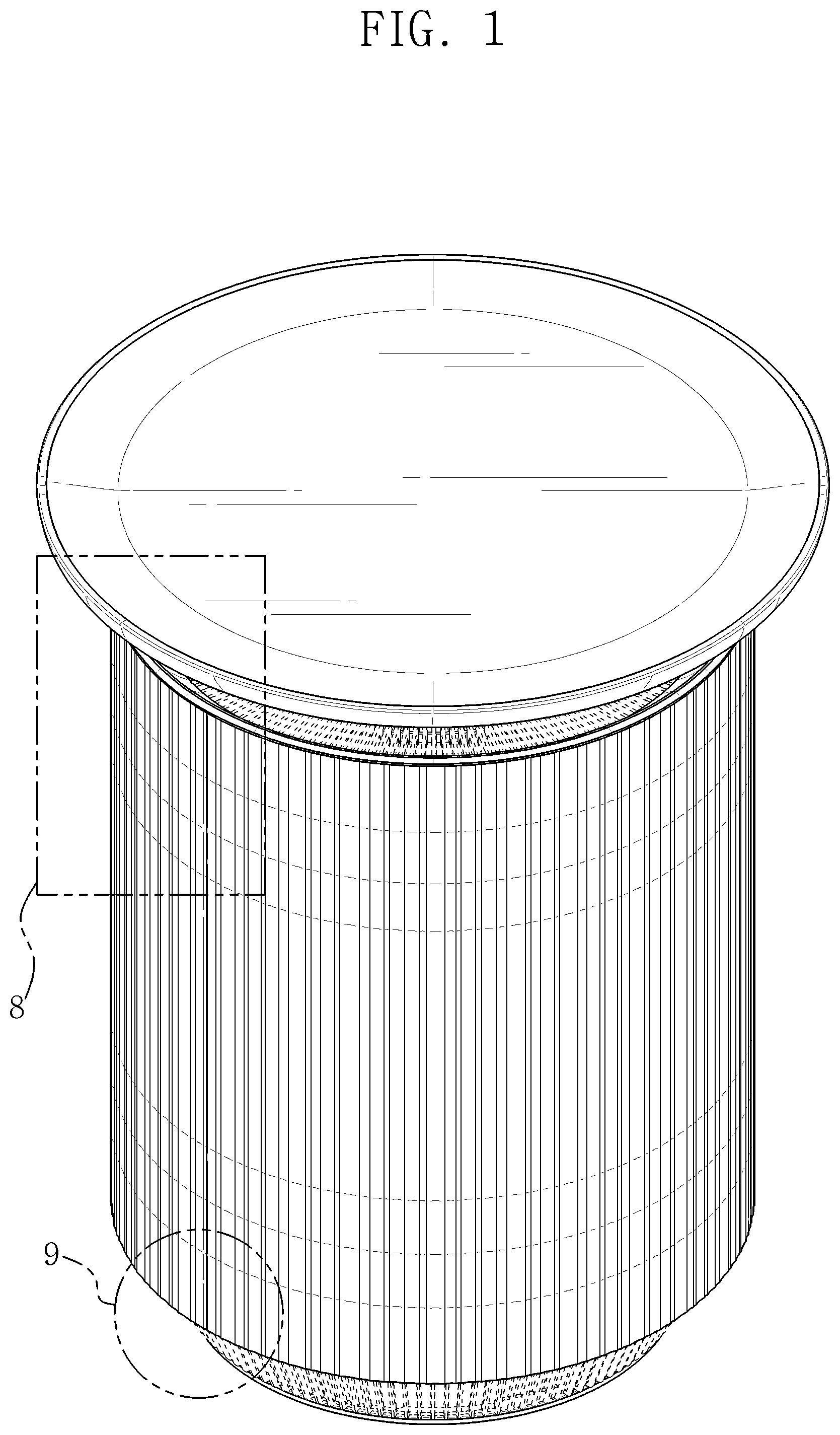 Patent USD1045049 Figure 1 – Air purifier