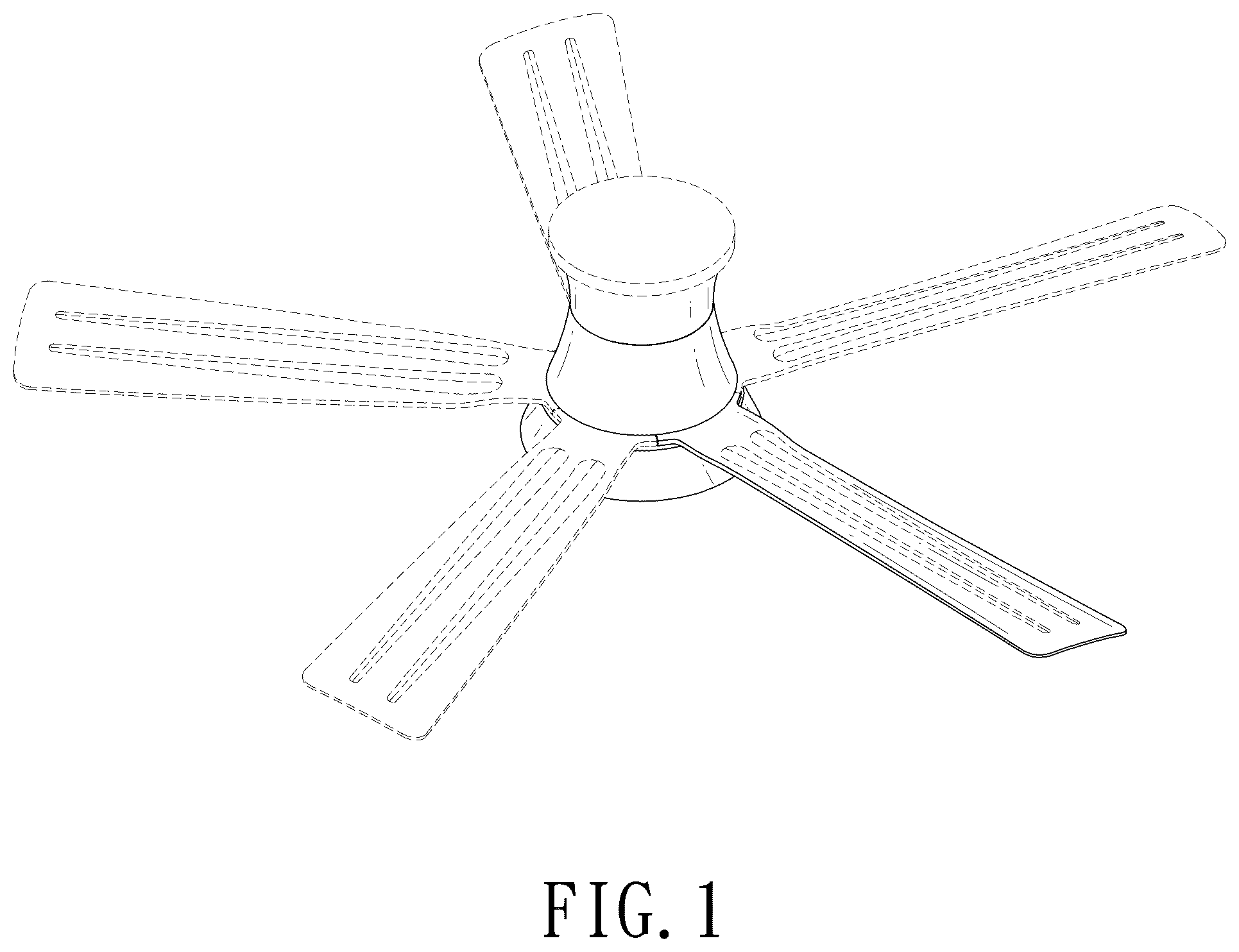 Patent USD1045051 Figure 1 – Ceiling fan