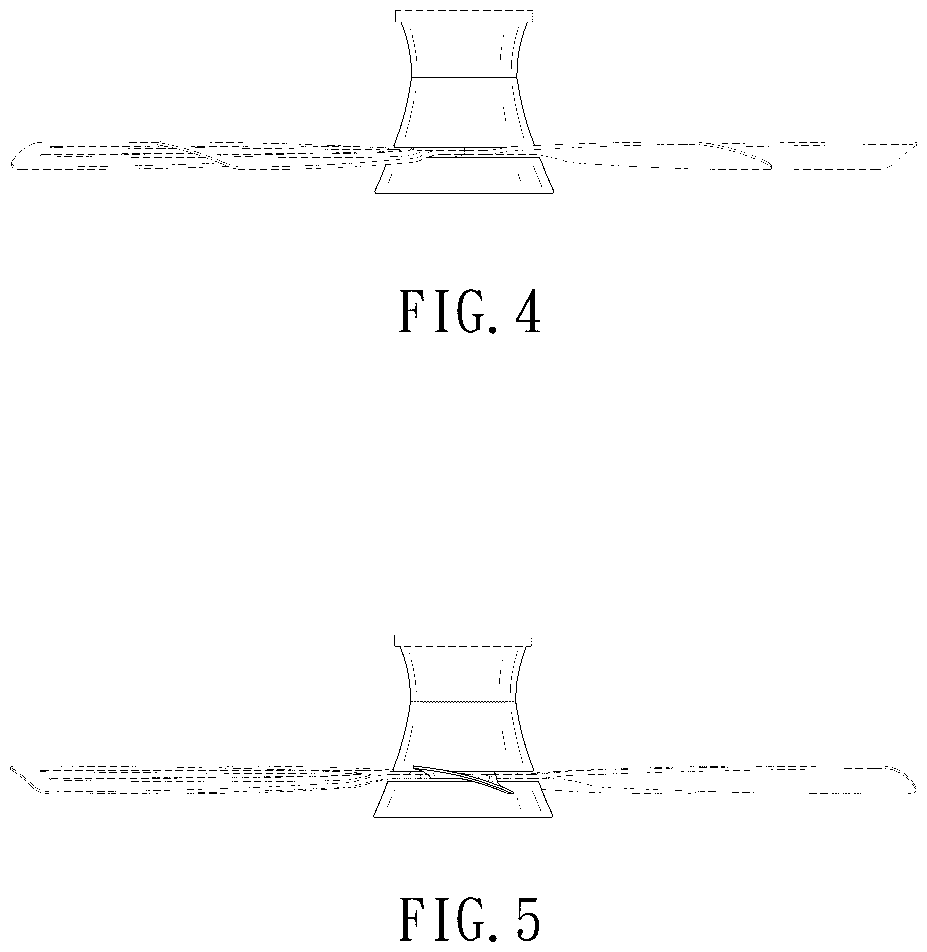 Patent USD1045051 Figure 3 – Ceiling fan