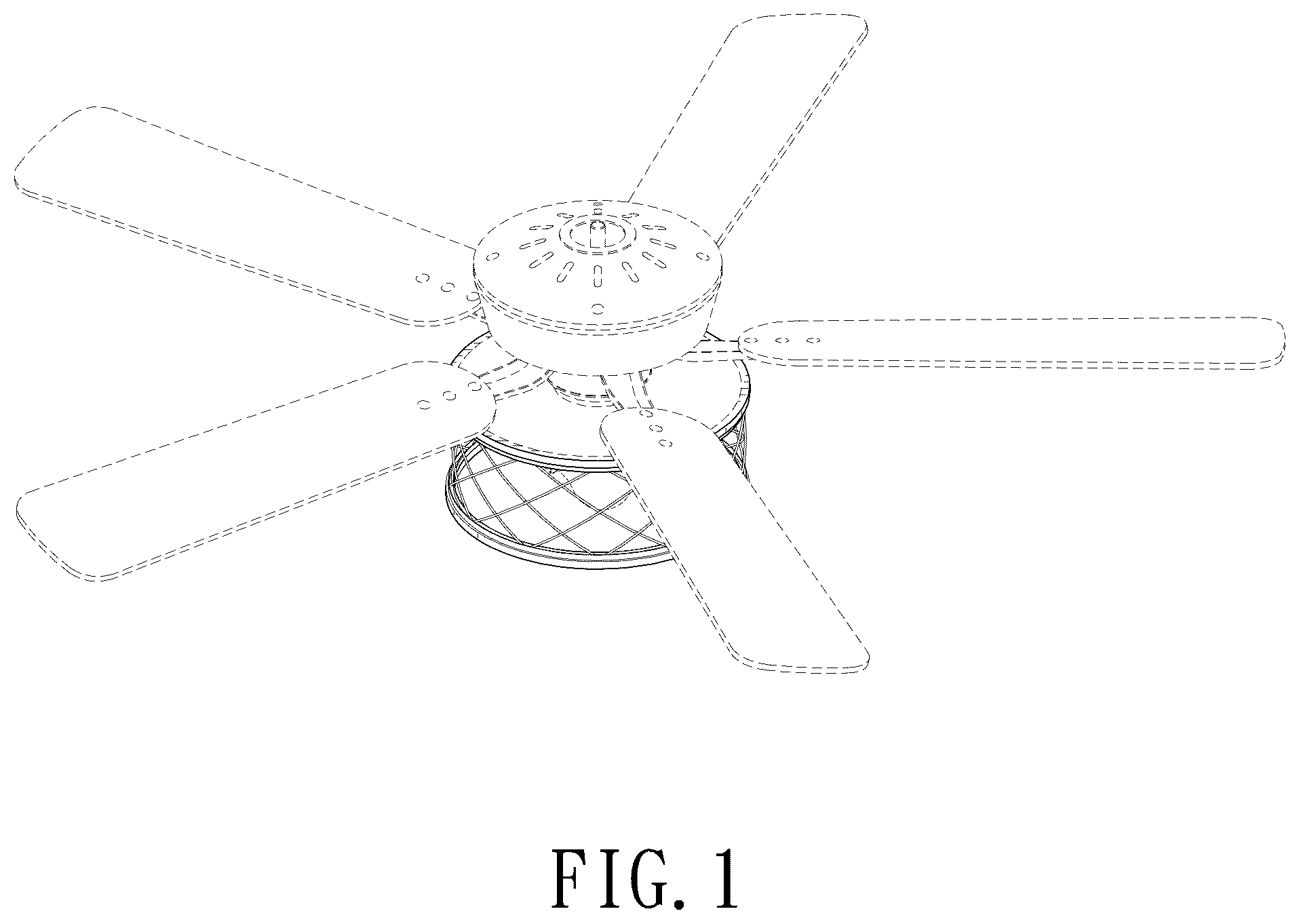 Patent USD1045056 Figure 1 – Ceiling fan light kit