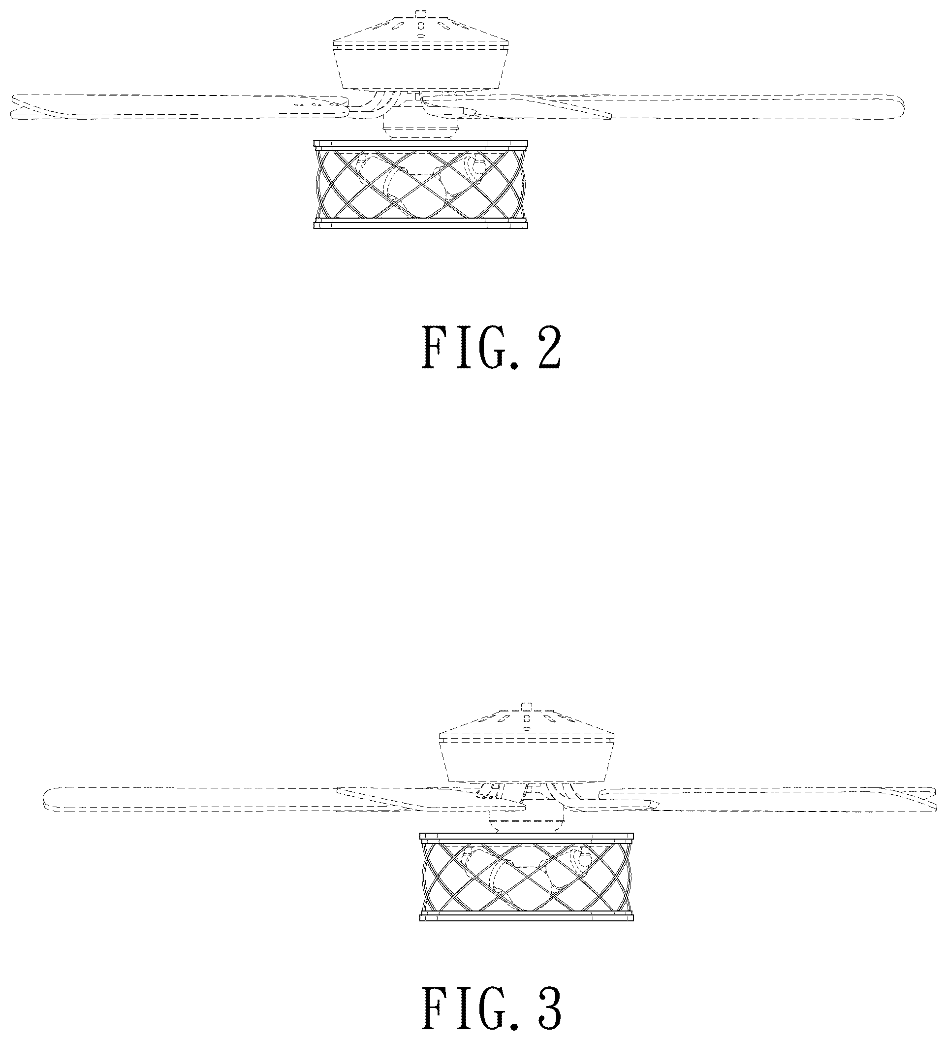 Patent USD1045056 Figure 2 – Ceiling fan light kit