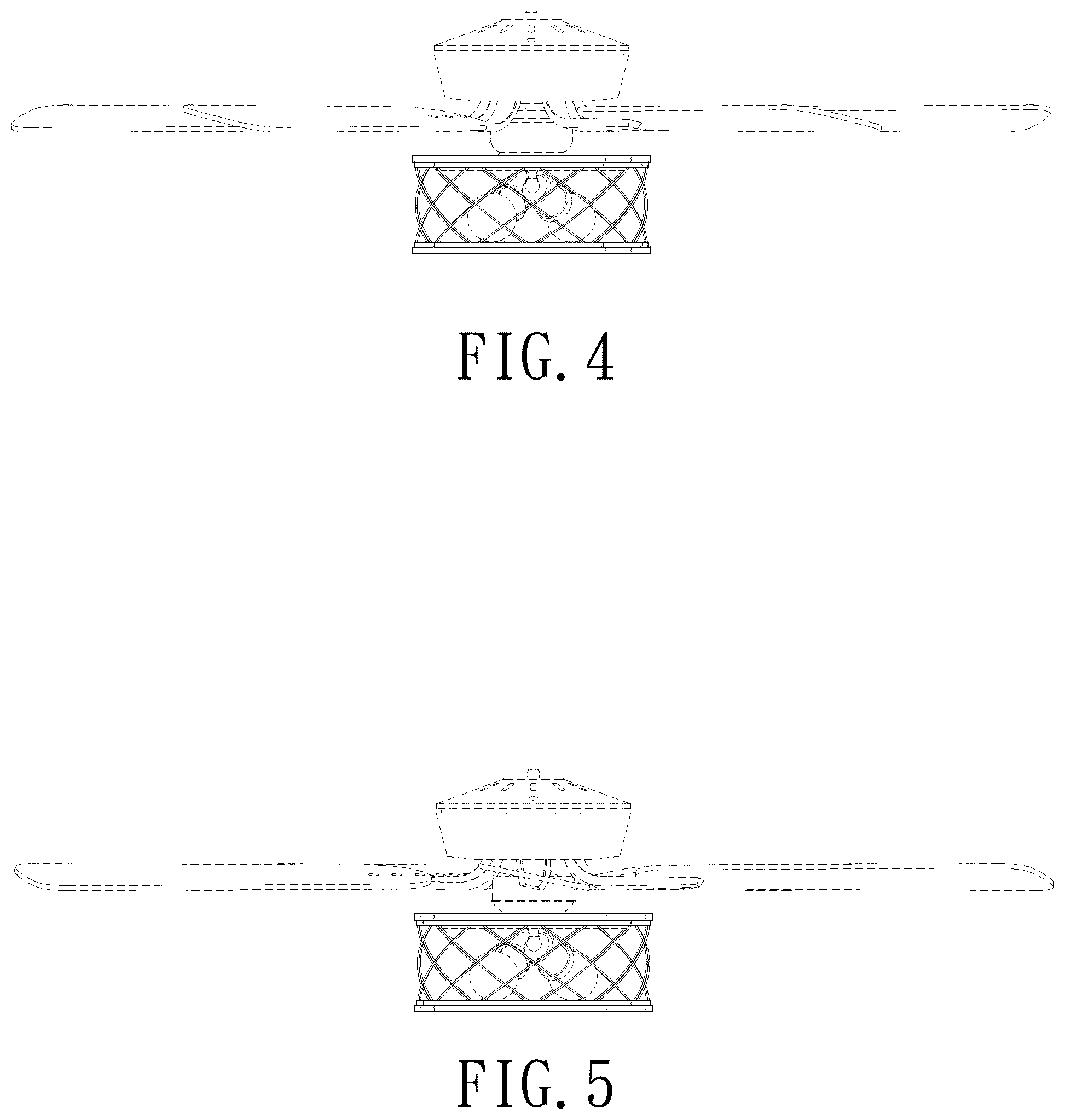 Patent USD1045056 Figure 3 – Ceiling fan light kit
