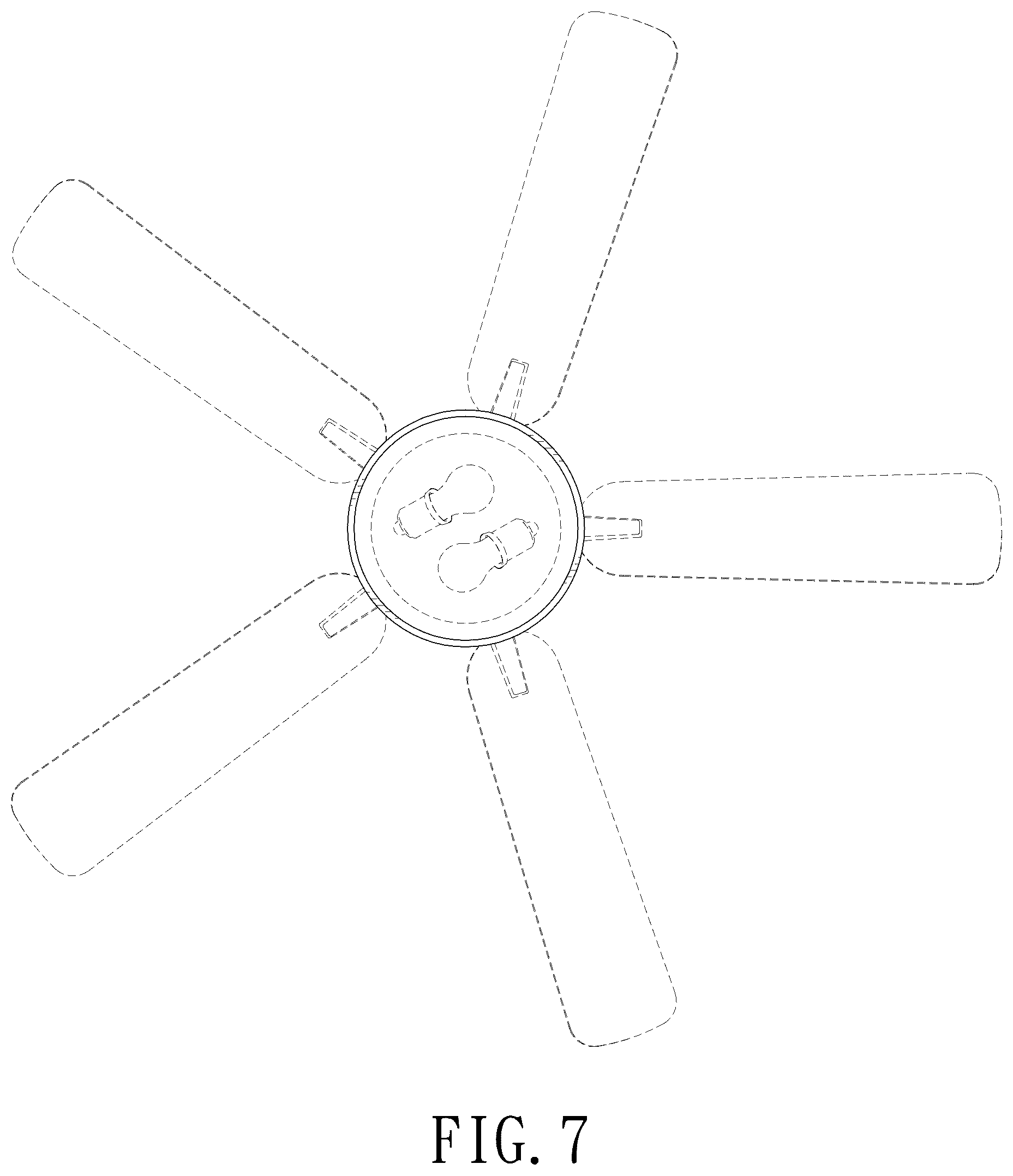 Patent USD1045056 Figure 5 – Ceiling fan light kit