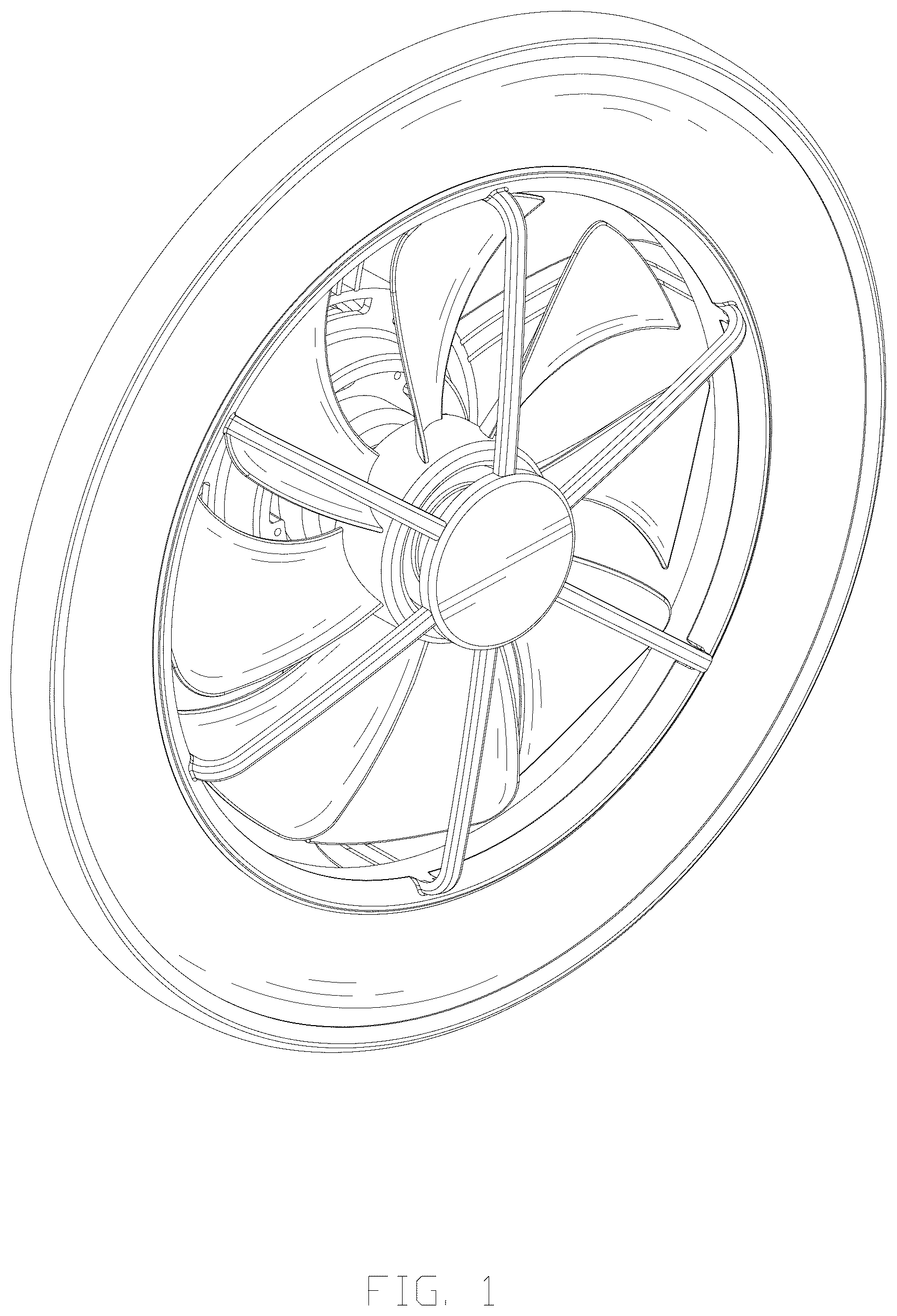 Patent USD1045057 — Fan — Figure 1