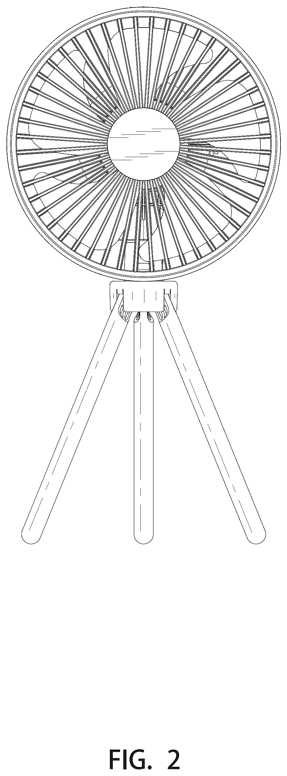 Patent USD1045058 Figure 2 – Outdoor fan
