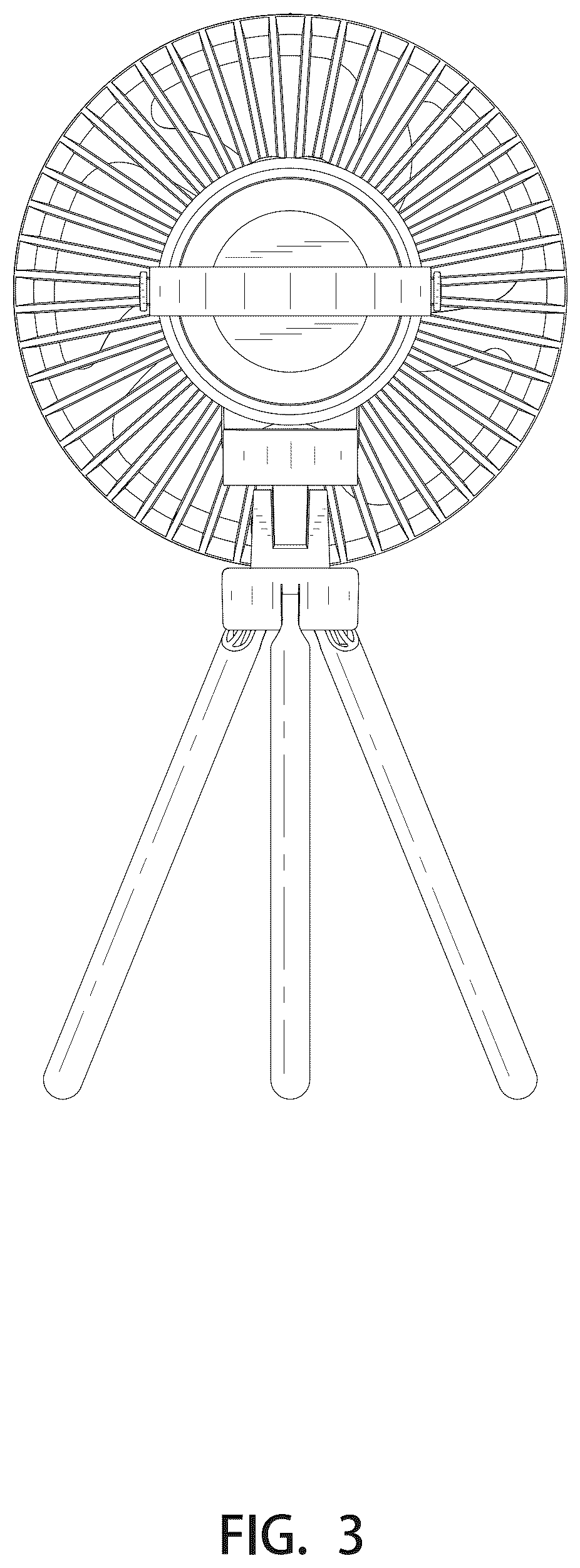 Patent USD1045058 Figure 3 – Outdoor fan