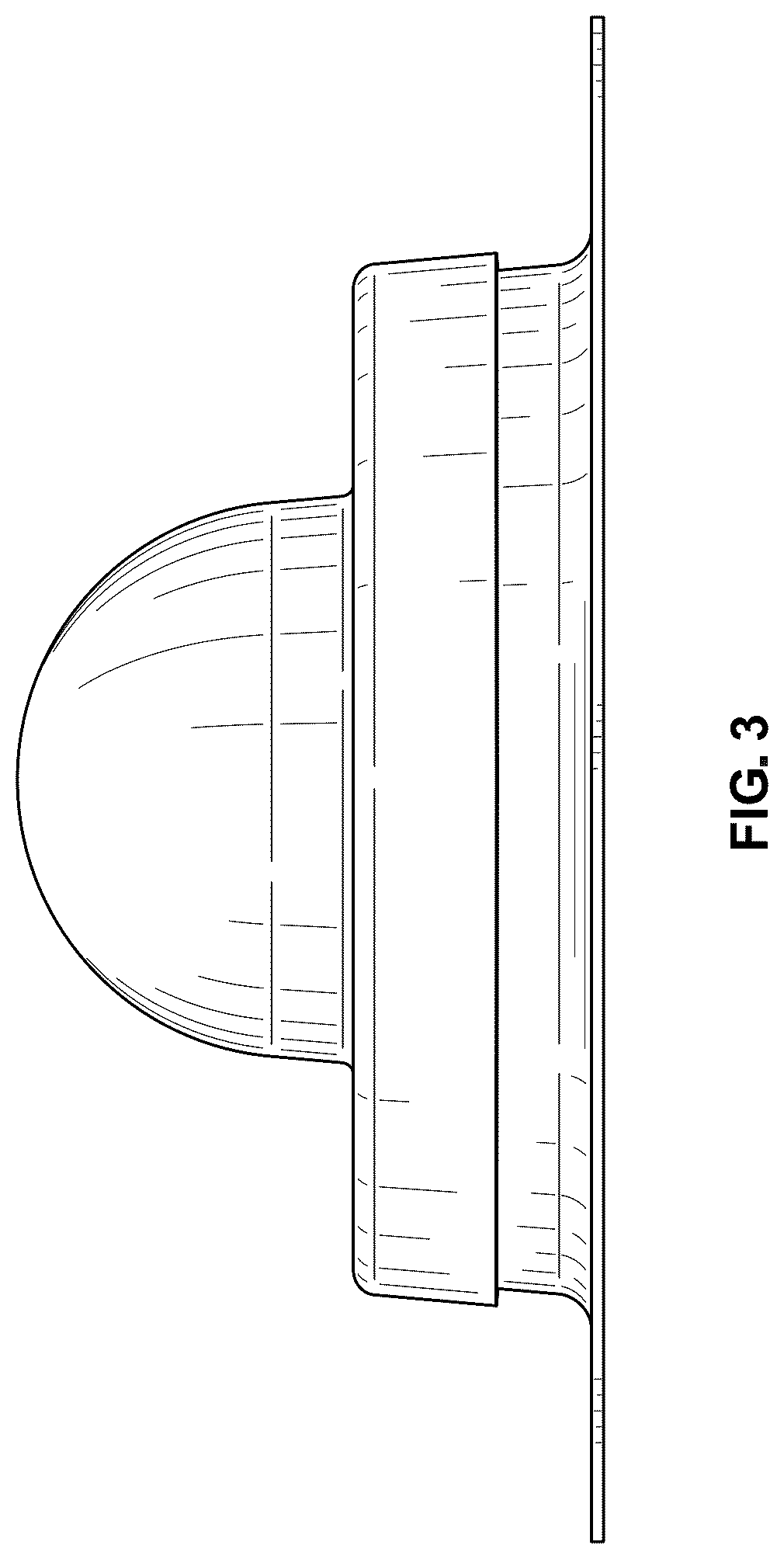 Patent USD1045060 Figure 3 – Flashing