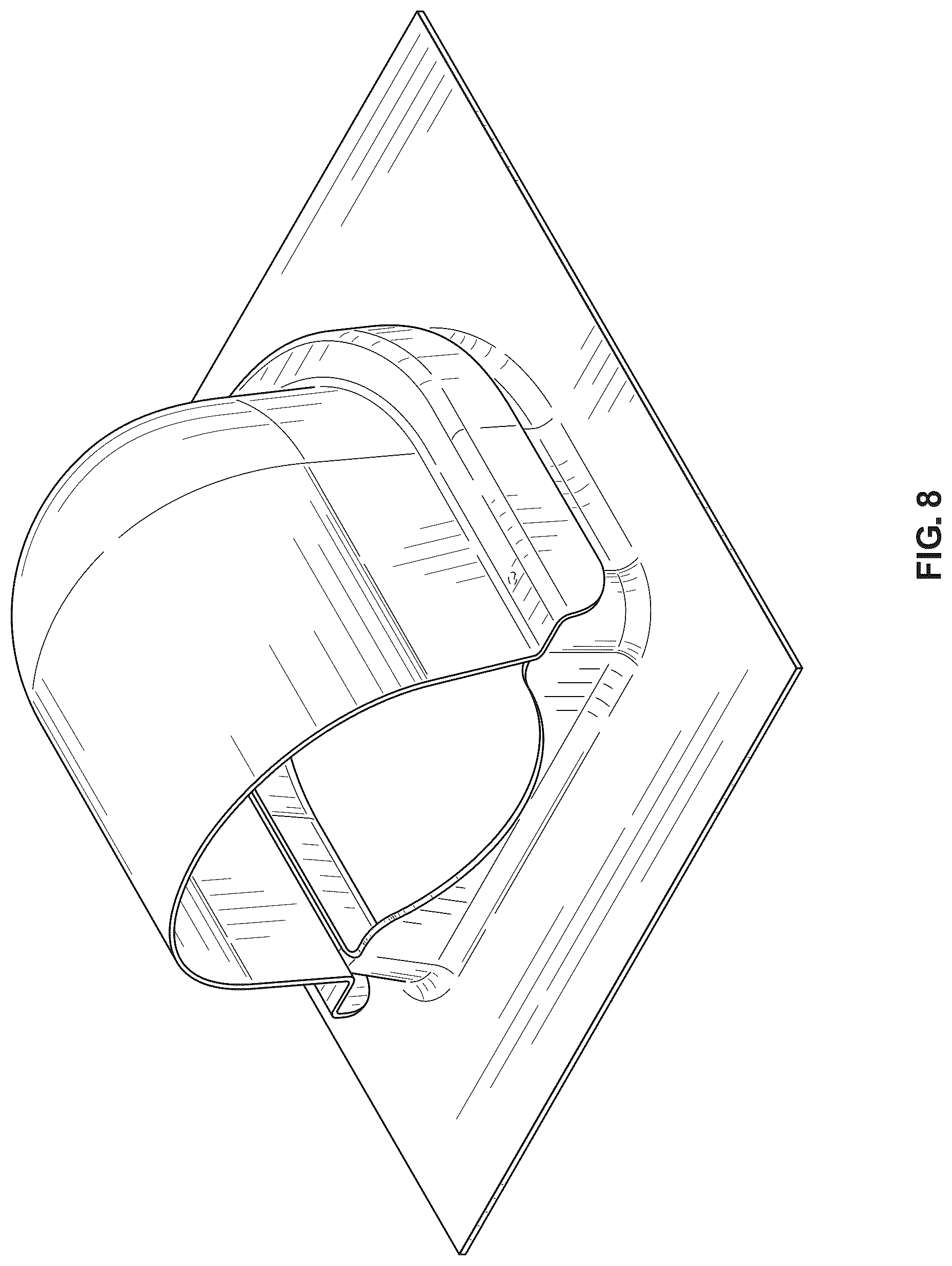 Patent USD1045060 Figure 8 – Flashing