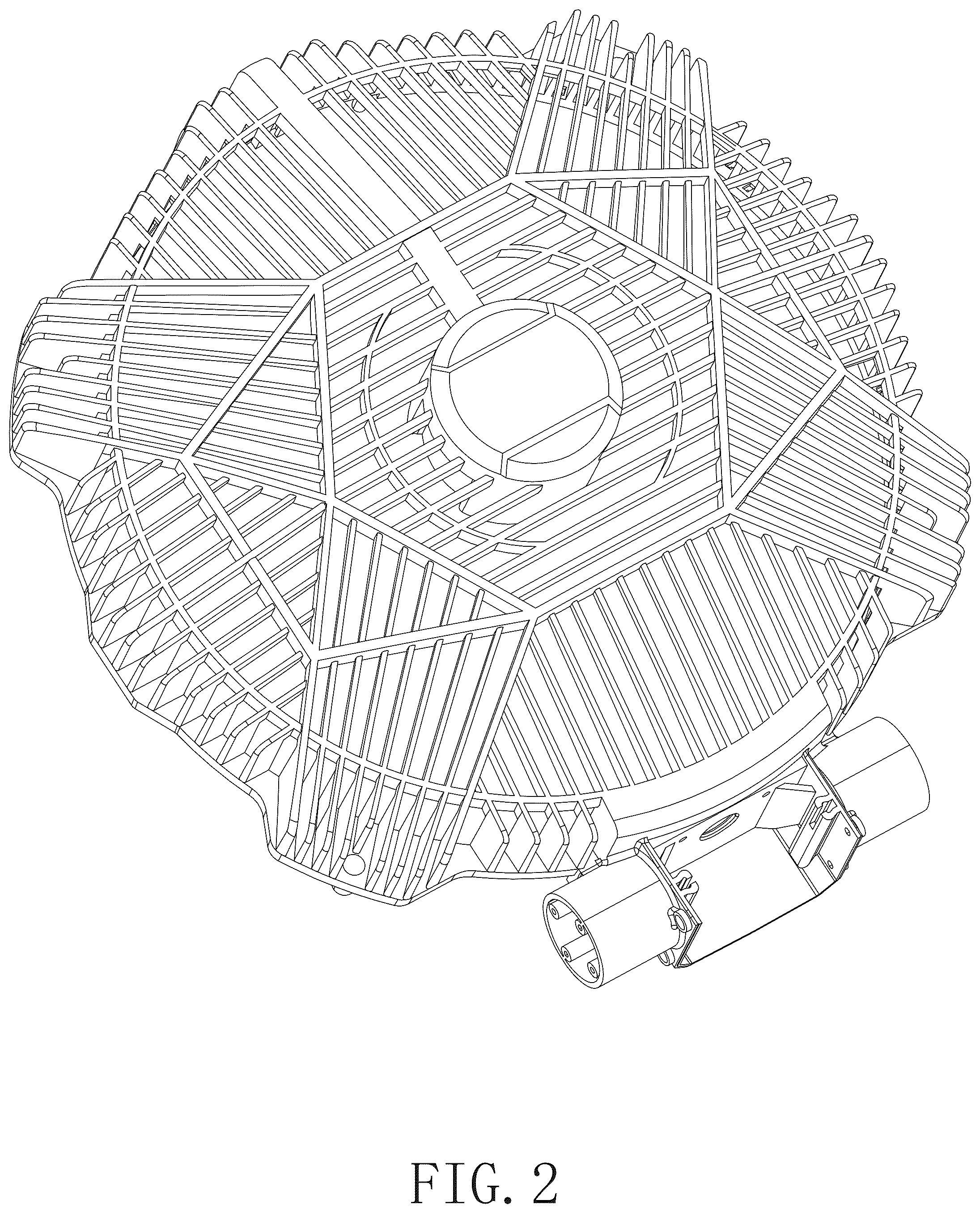 Patent USD1045063 Figure 2 – Fan guard