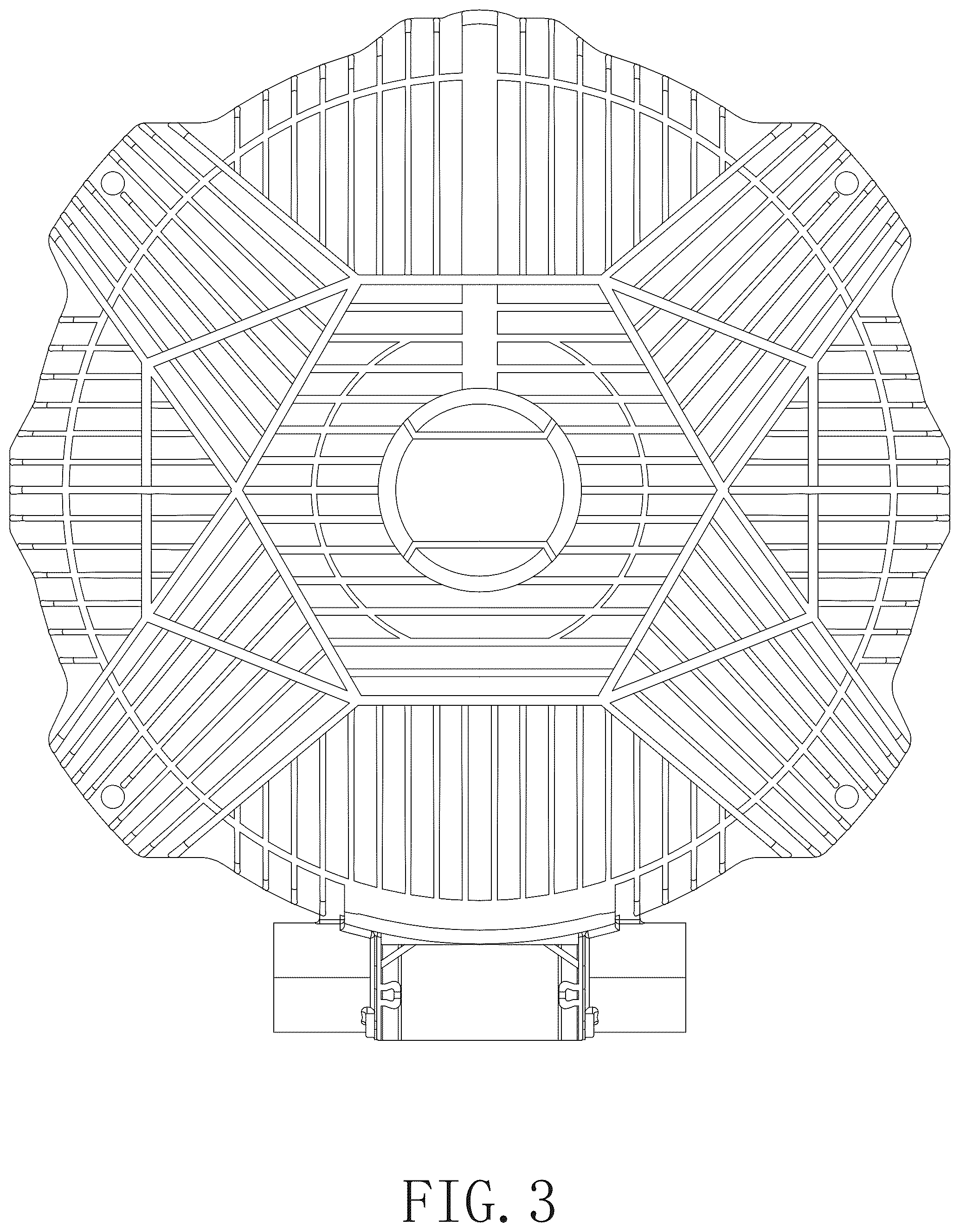 Patent USD1045063 Figure 3 – Fan guard